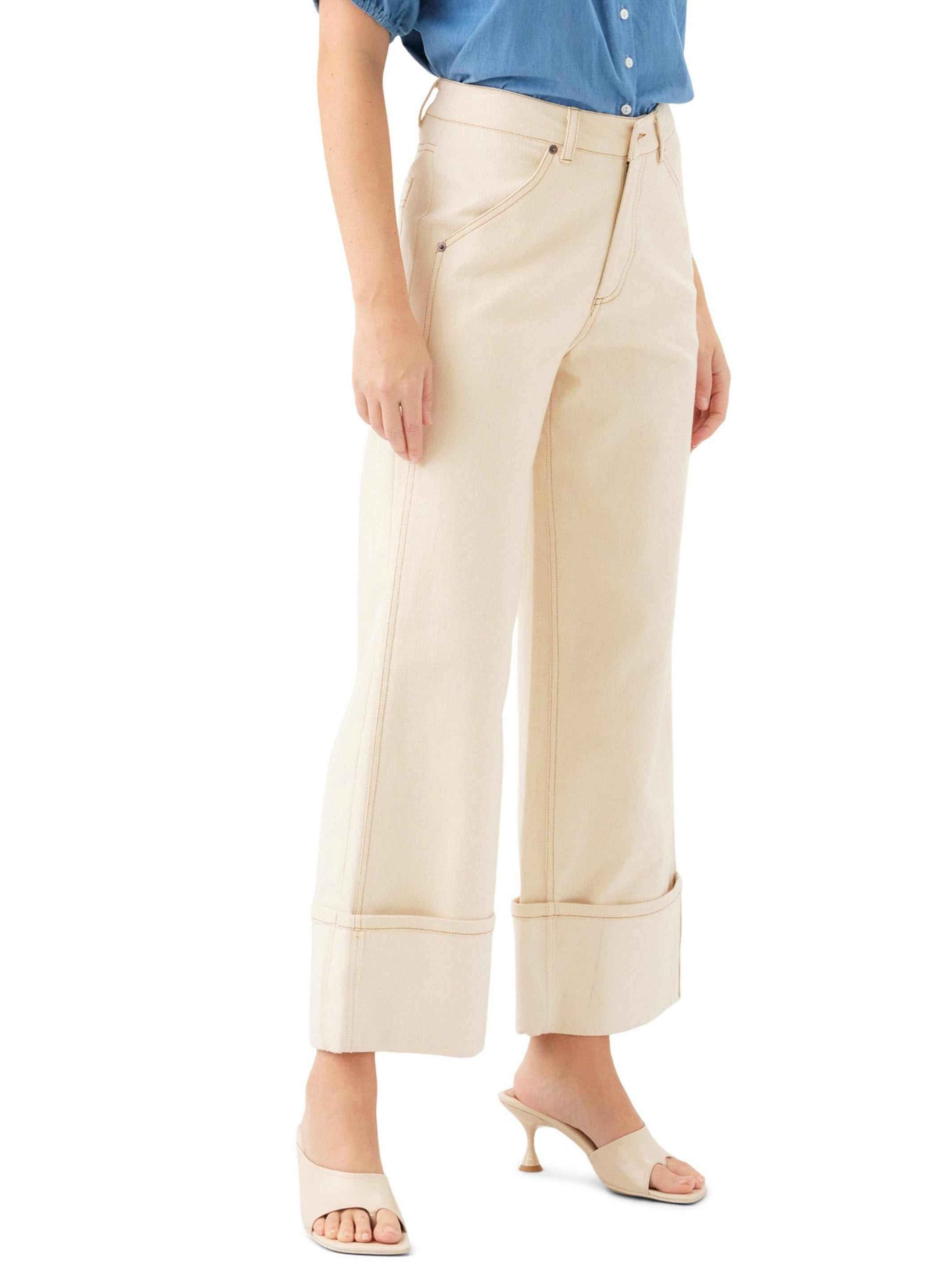 Dana Cuffed Wide-Leg Jeans