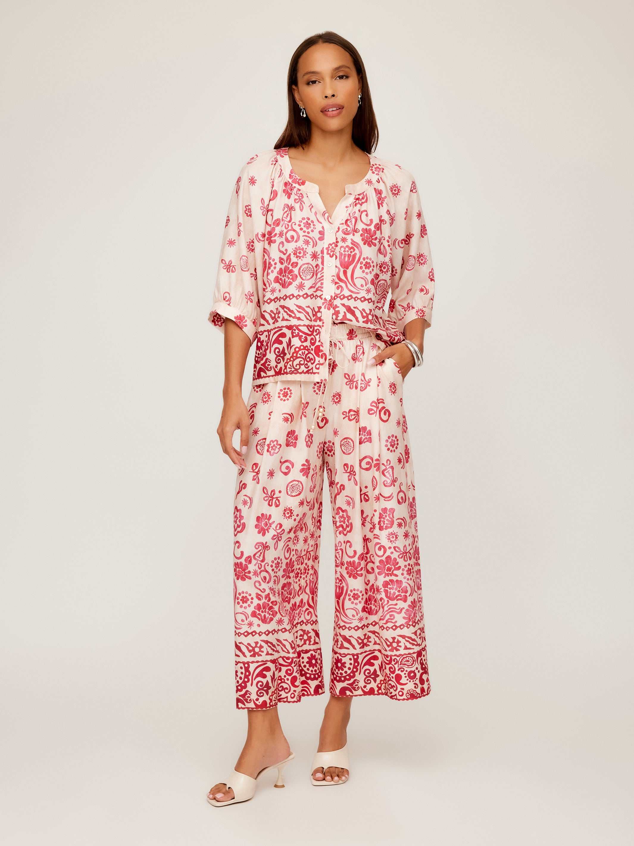 Etta Border Print Pants