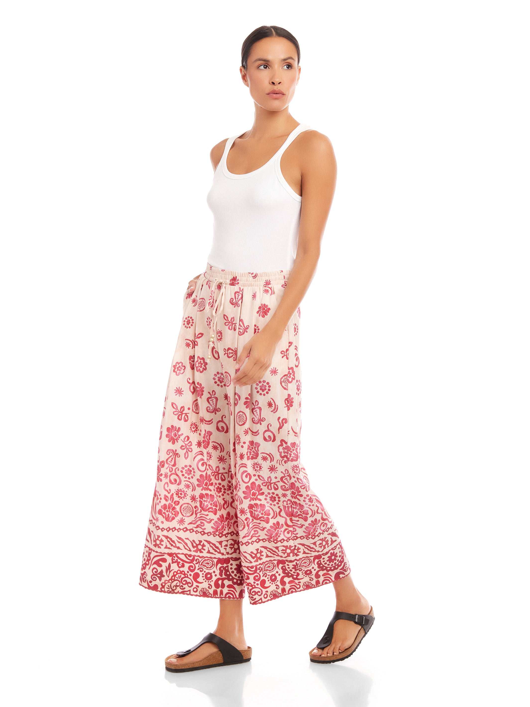 Etta Border Print Pants
