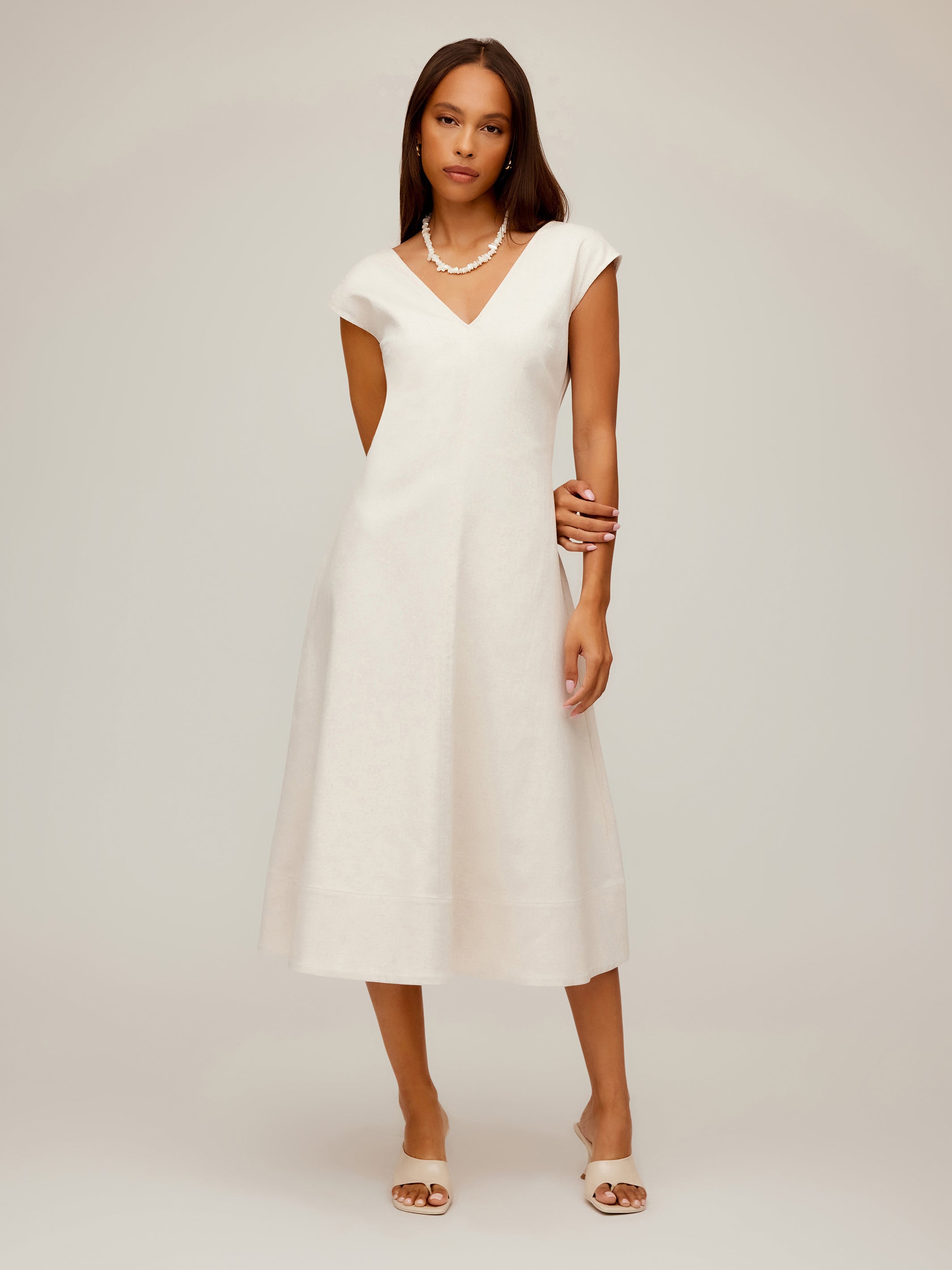 Lilia A-Line Midi Dress
