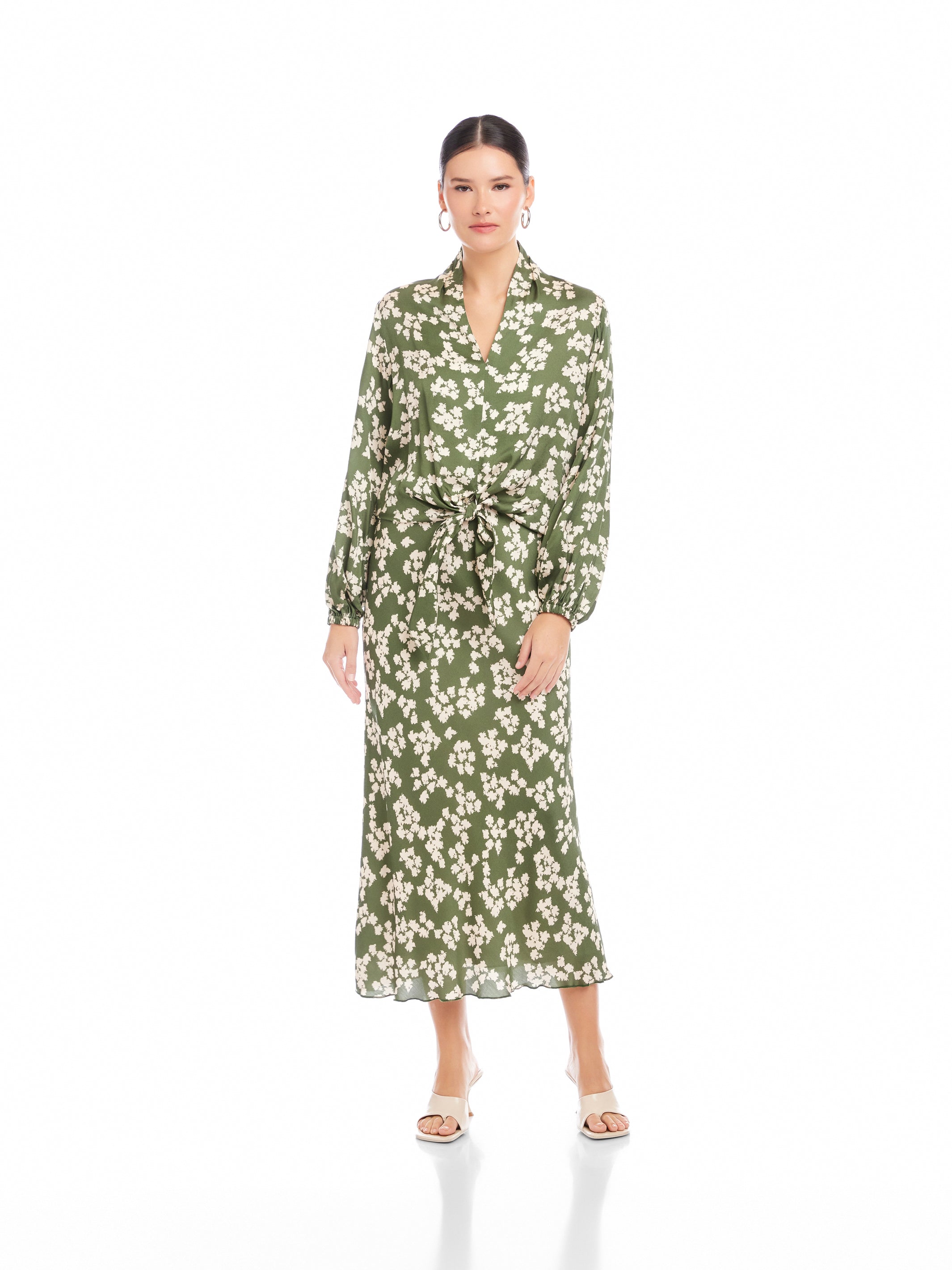 Scarlet Tie-Front Top