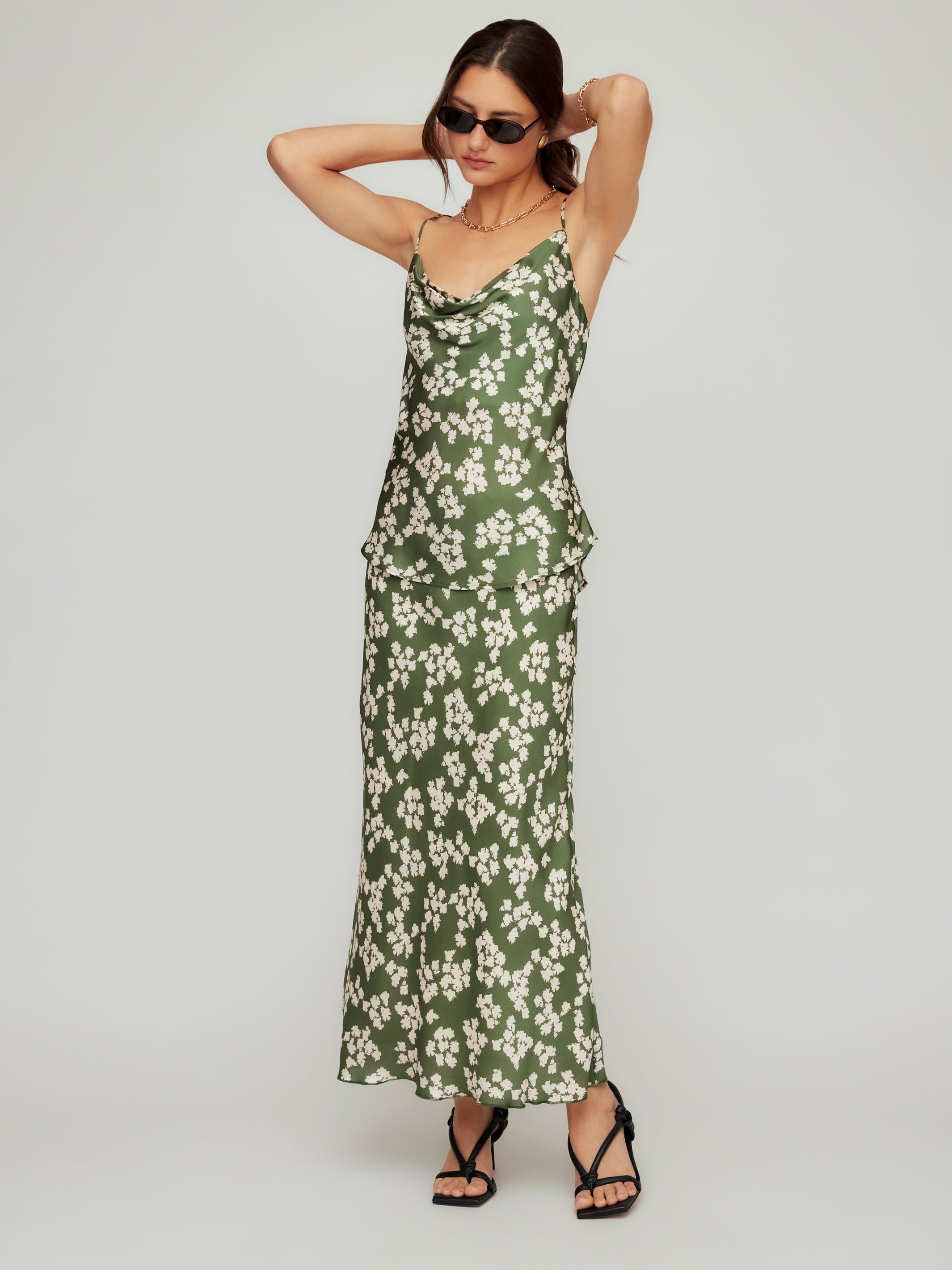 Eva Bias Ankle Skirt