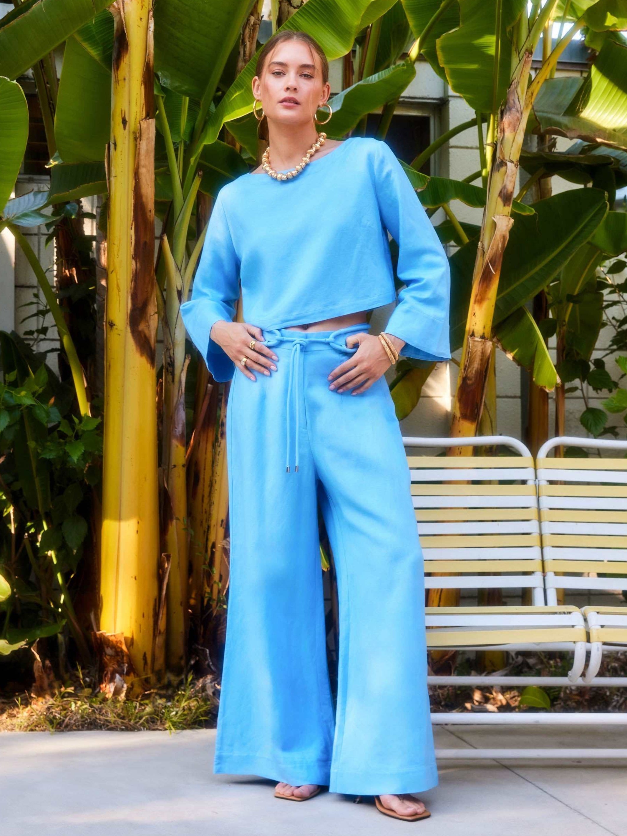 Junie Flared Long Sleeve Top