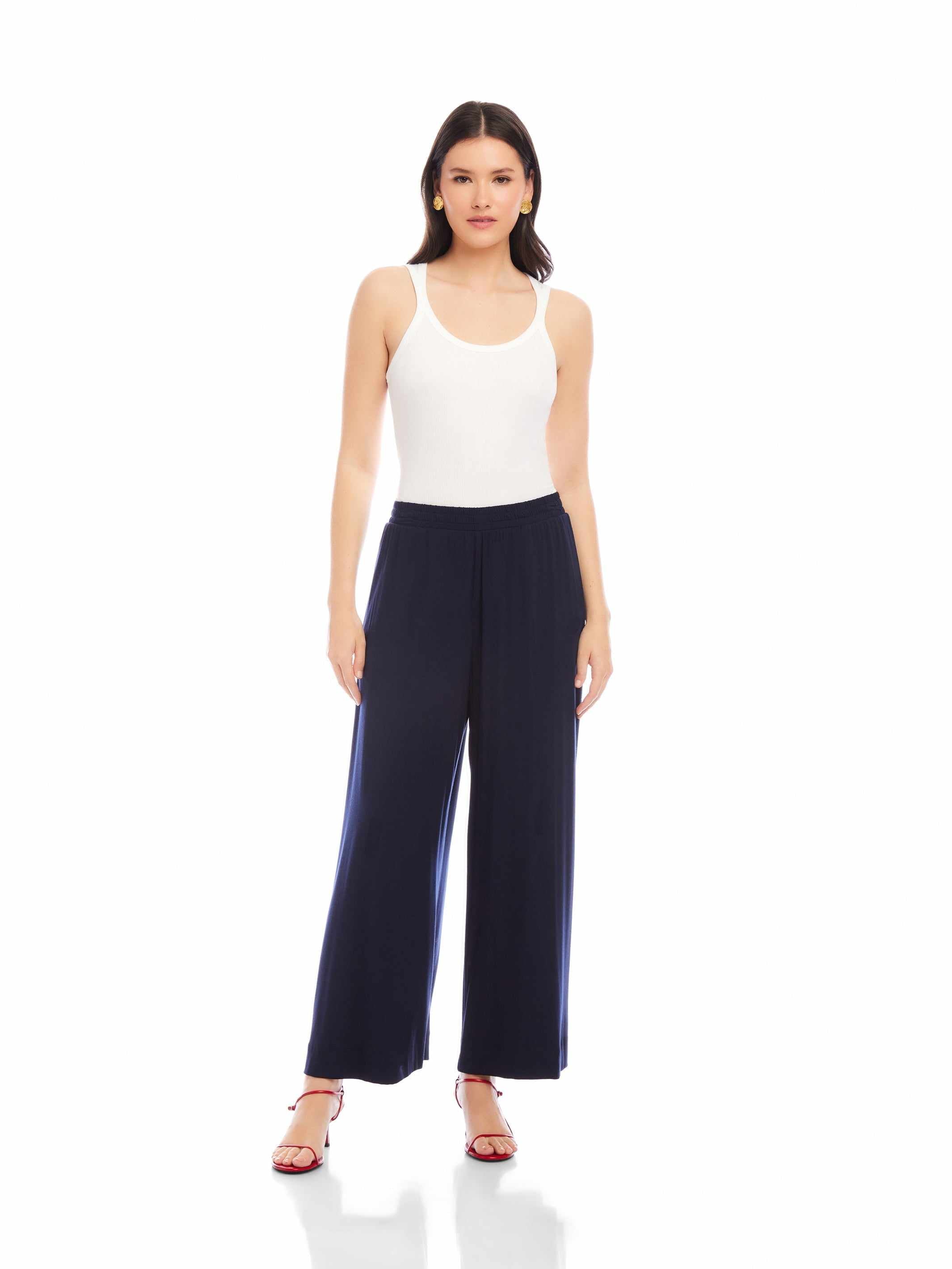Shilo Wide-Leg Ankle Pants