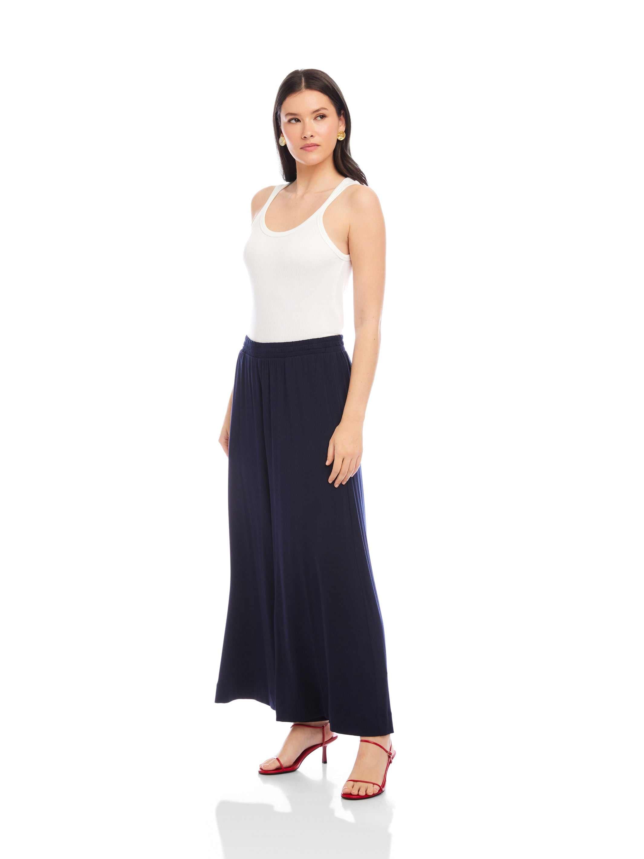 Shilo Wide-Leg Ankle Pants