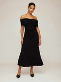 Ella Off-The-Shoulder Midi Dress