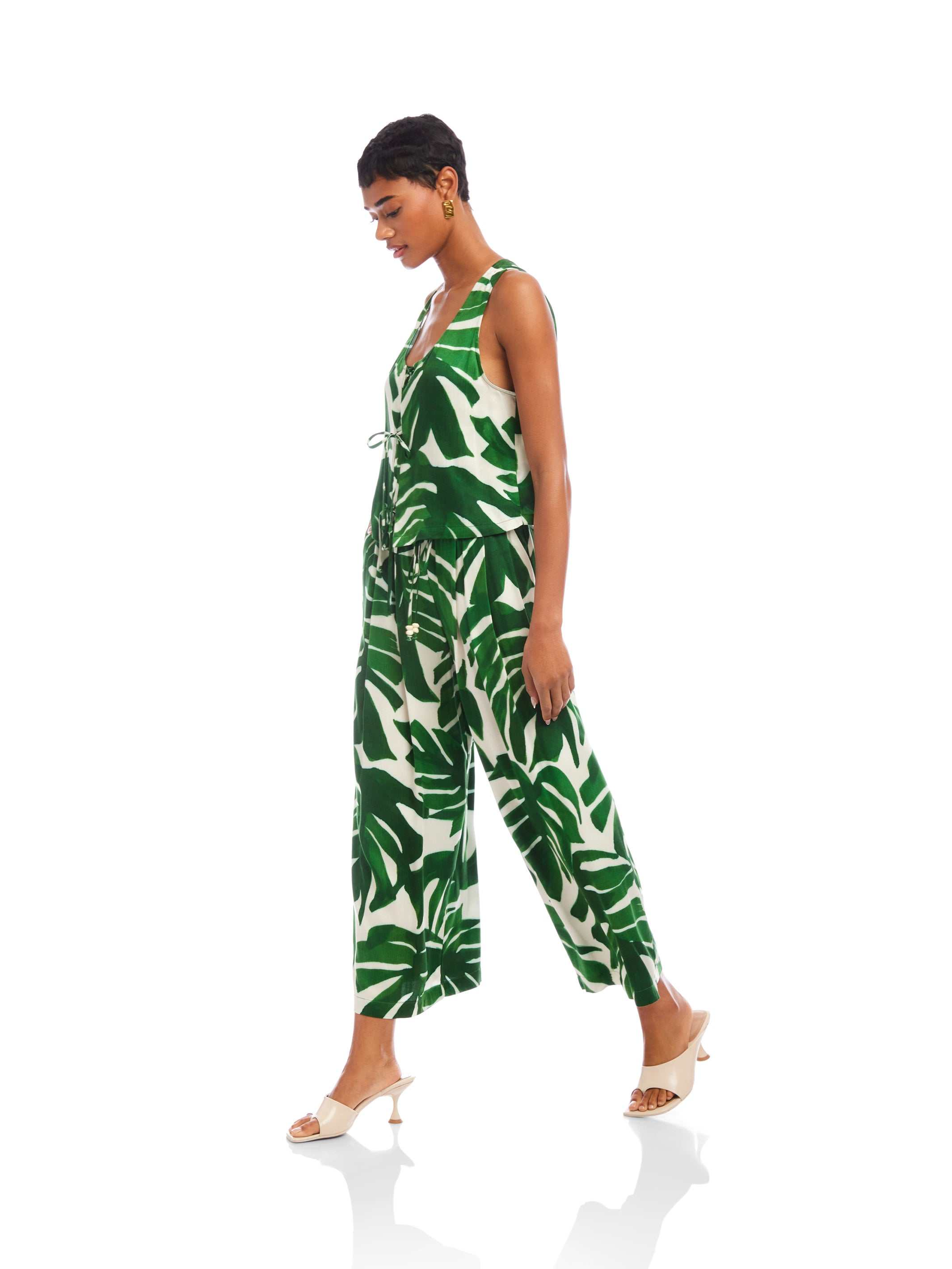 Etta Cropped Drawstring Pants