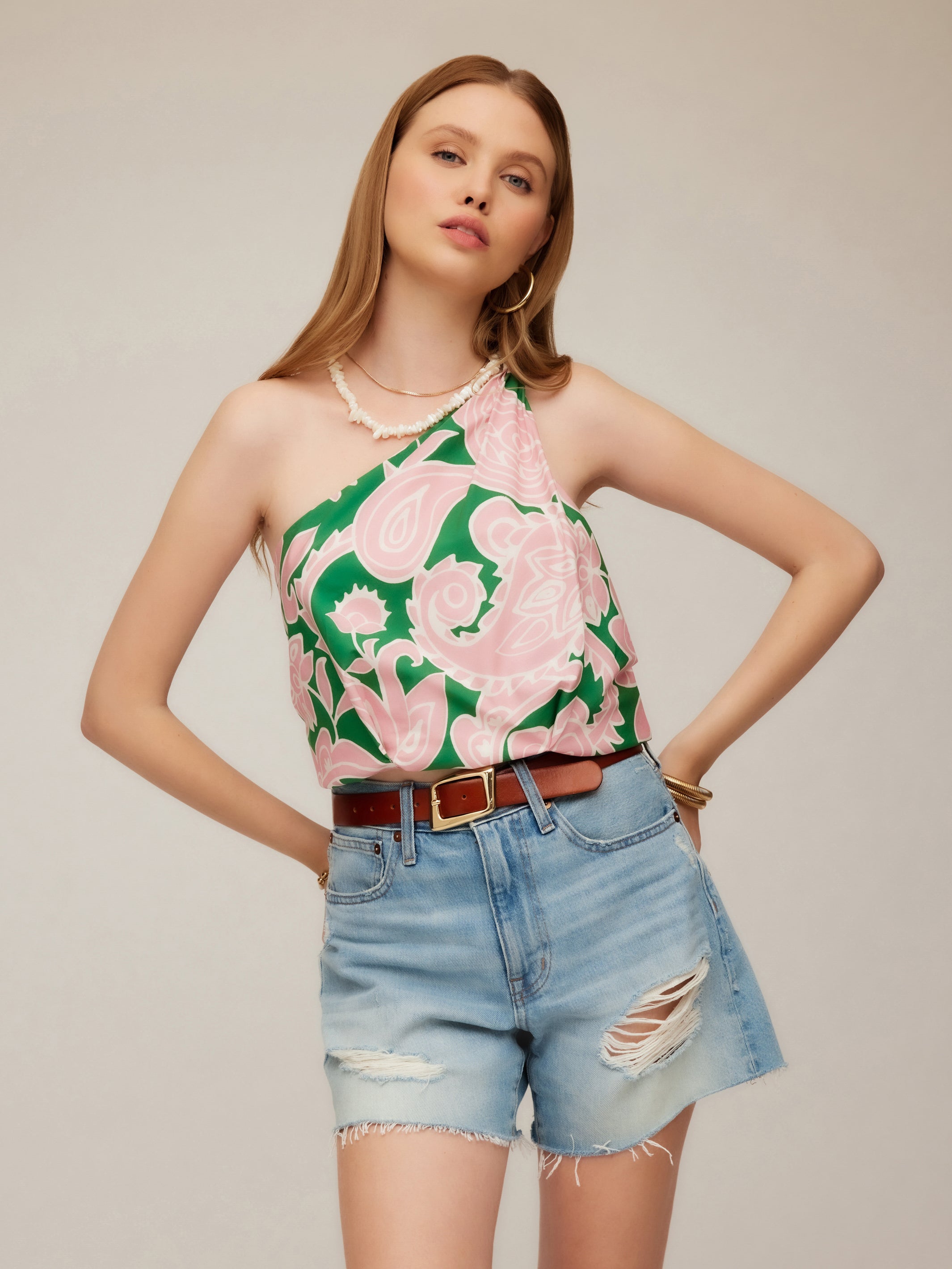 Vanita One-Shoulder Top