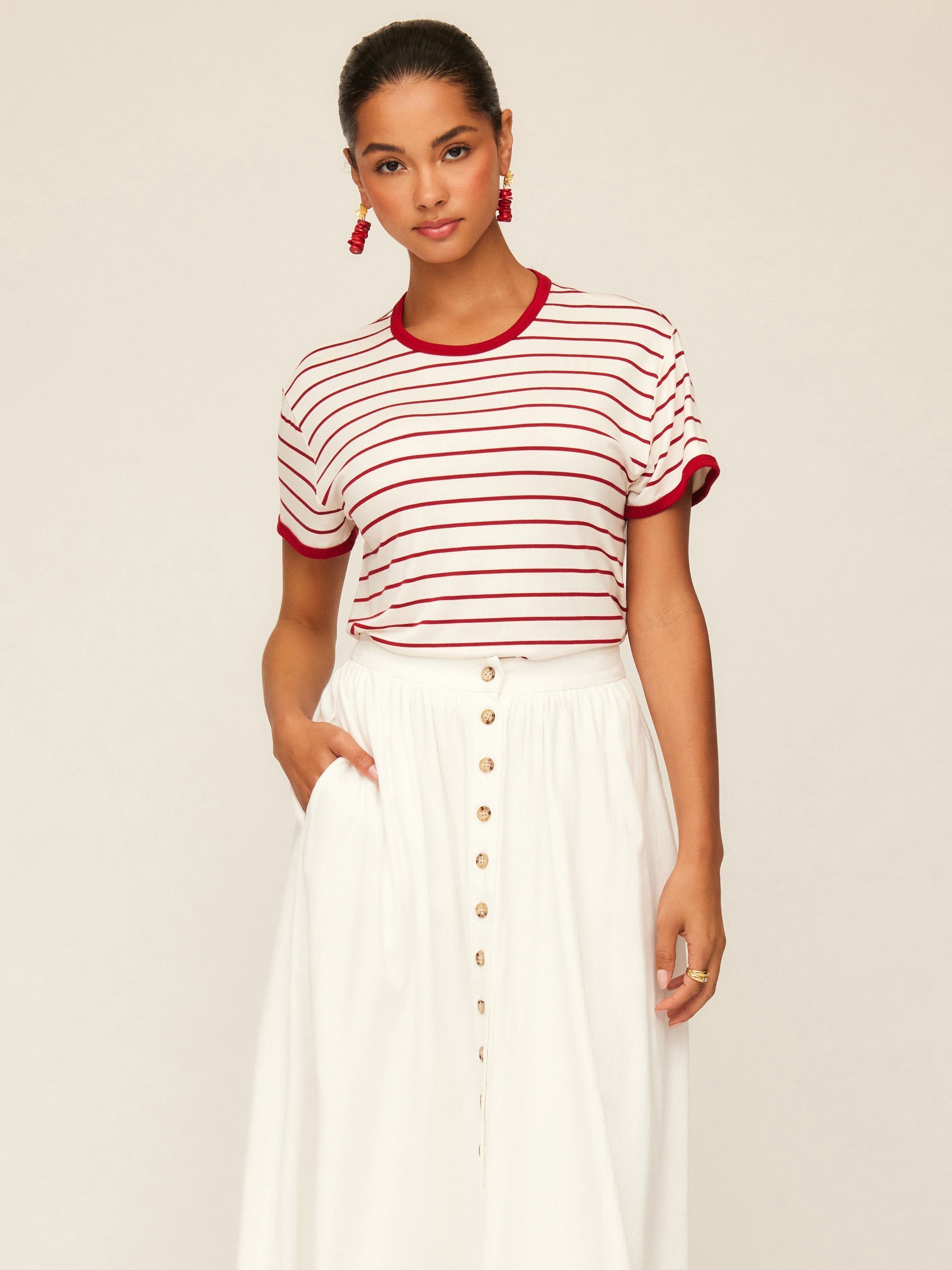 Courtney Contrast Top