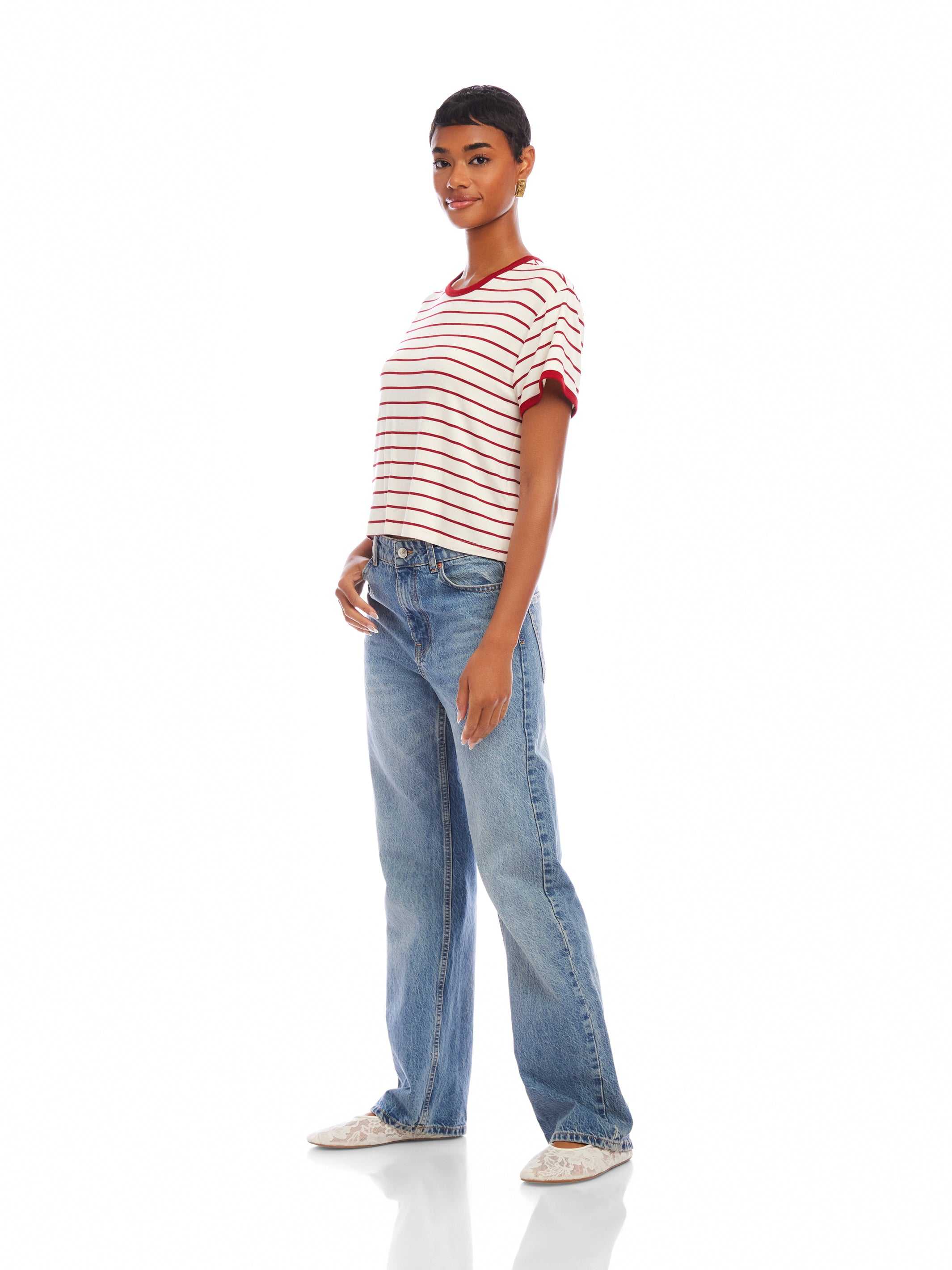 Courtney Contrast Top