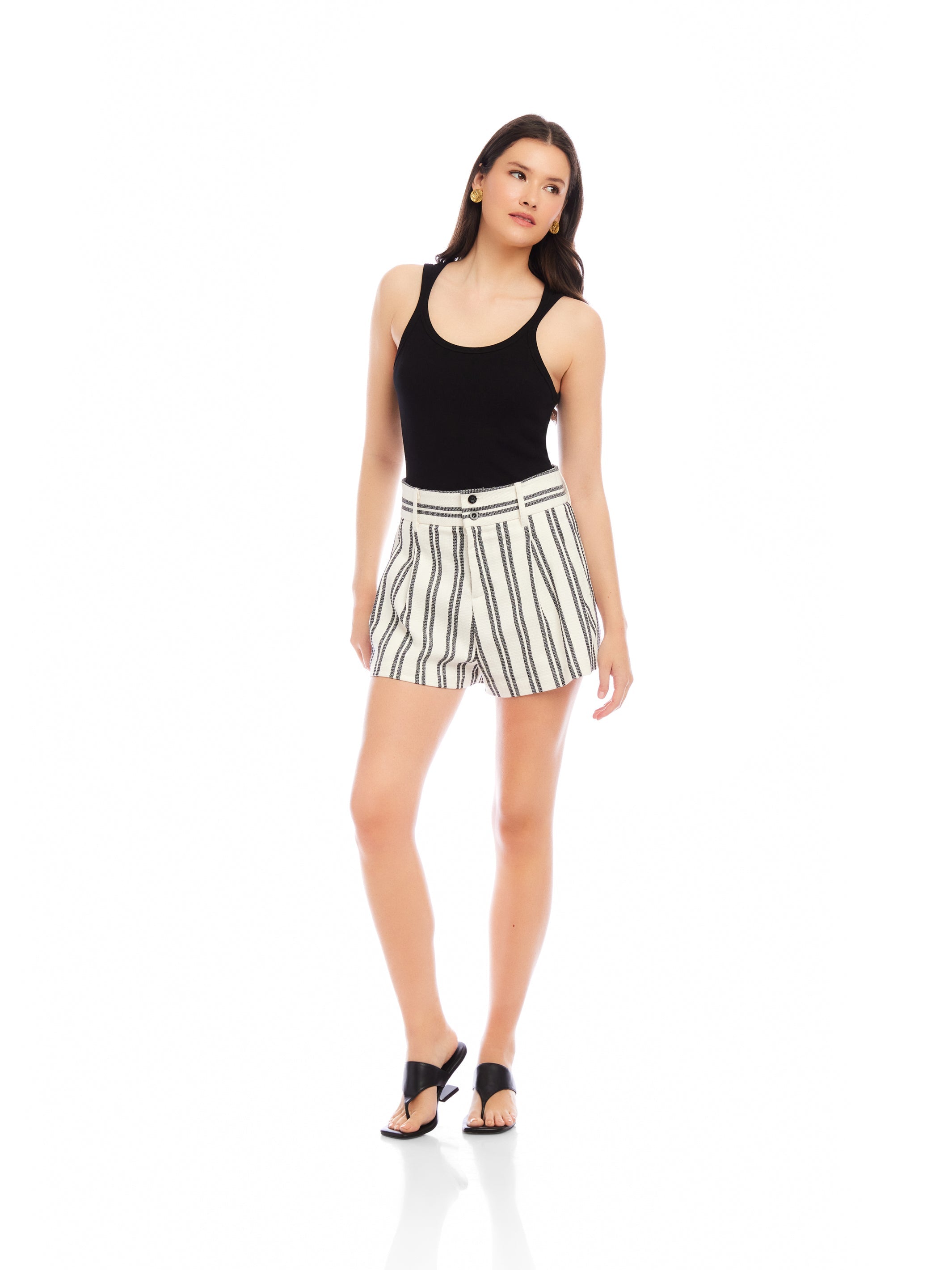 Cece Pleated Trouser Shorts