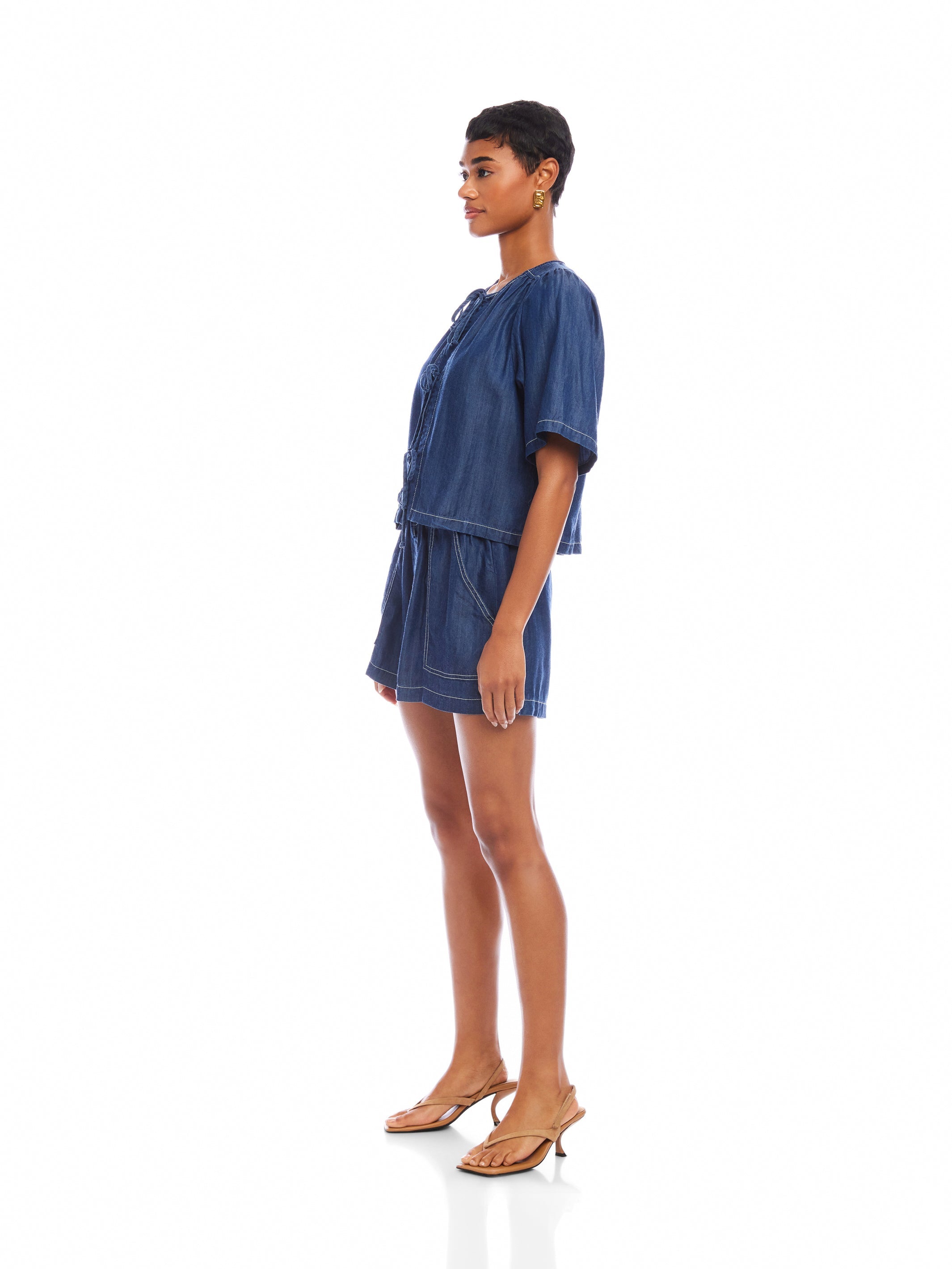 Nadine Bow Detail Top