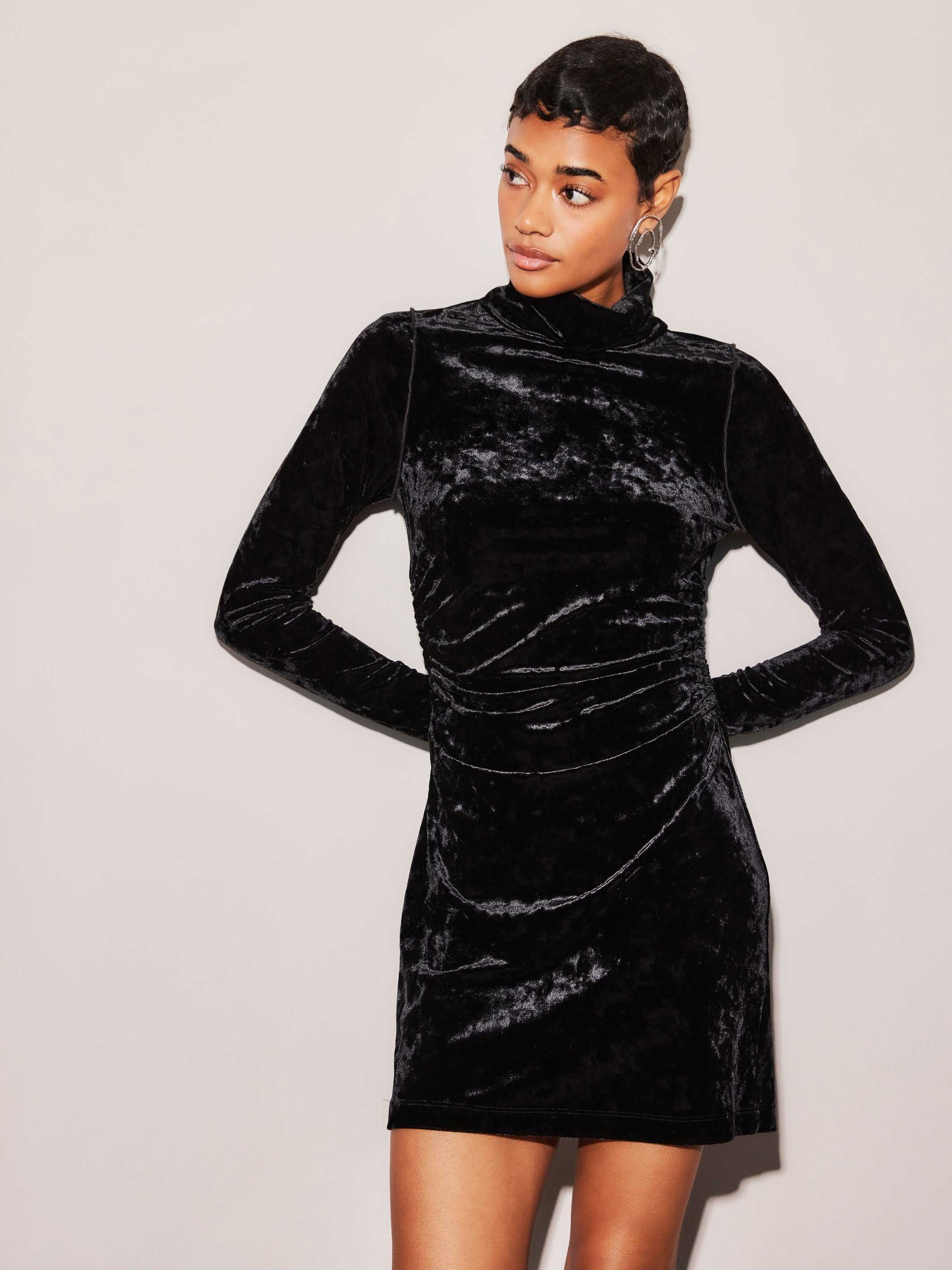 Beatrice Side-Shirred Dress