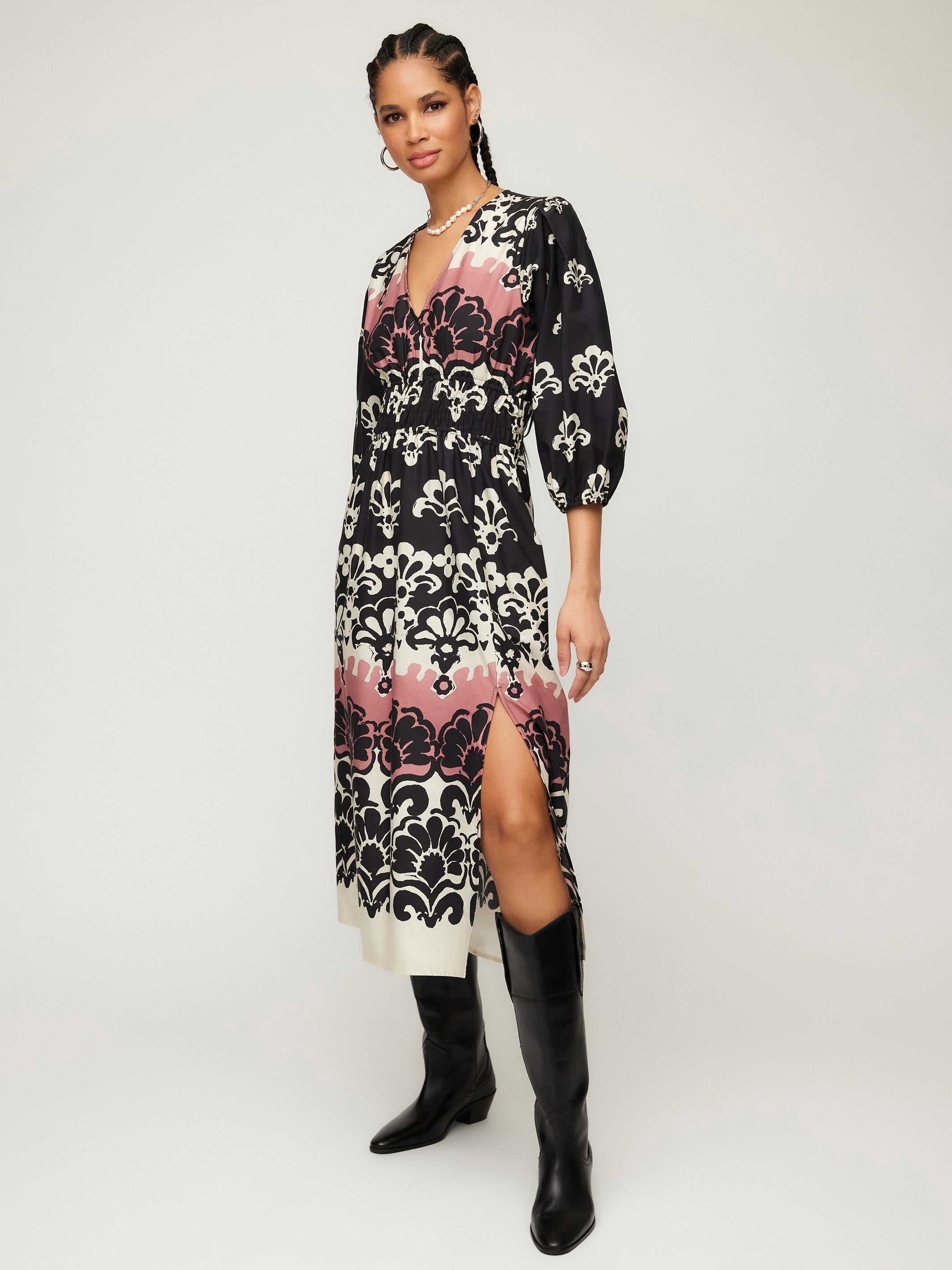 Lizbeth Shirred Waist Dress