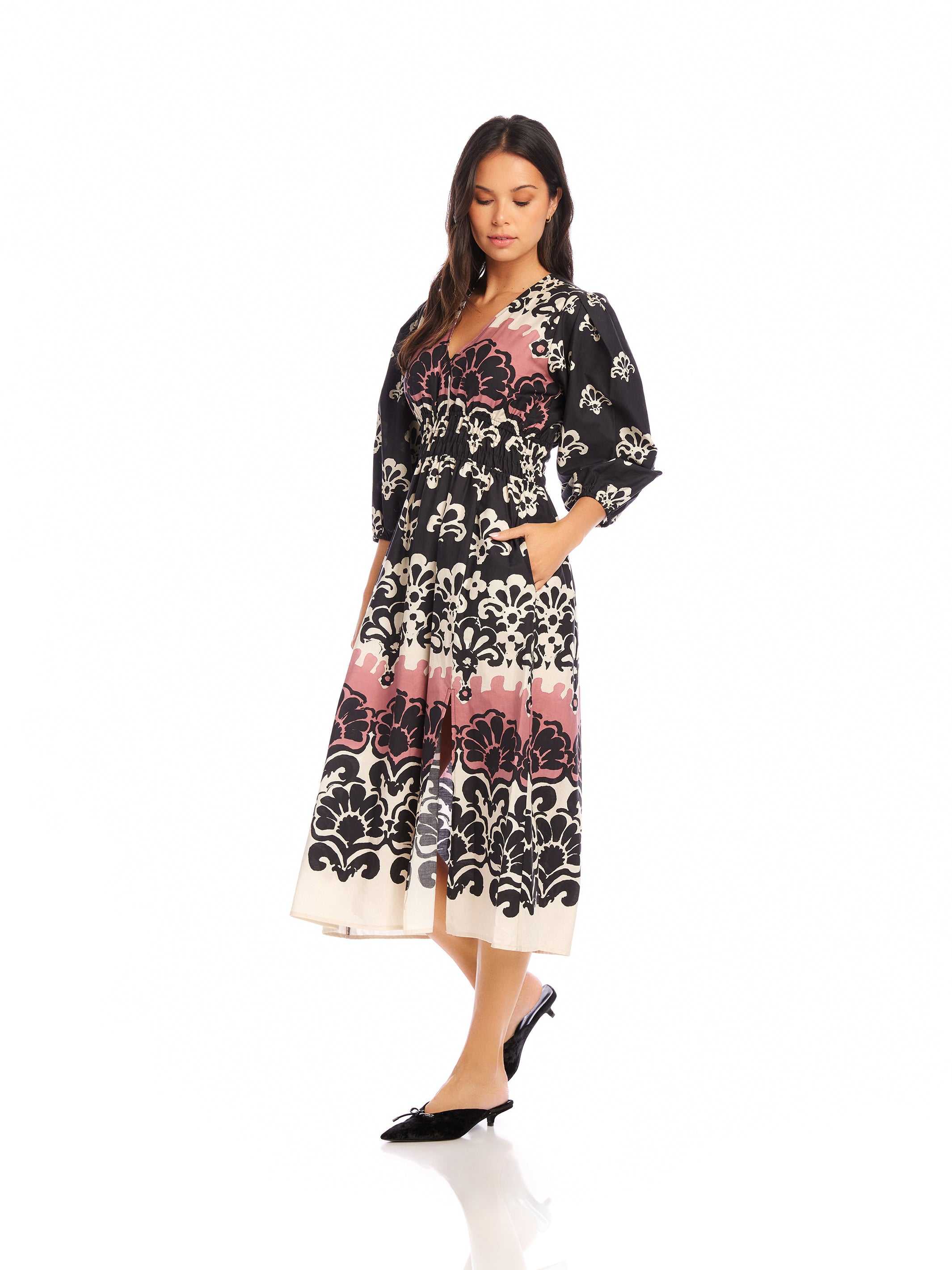 Lizbeth Shirred Waist Dress