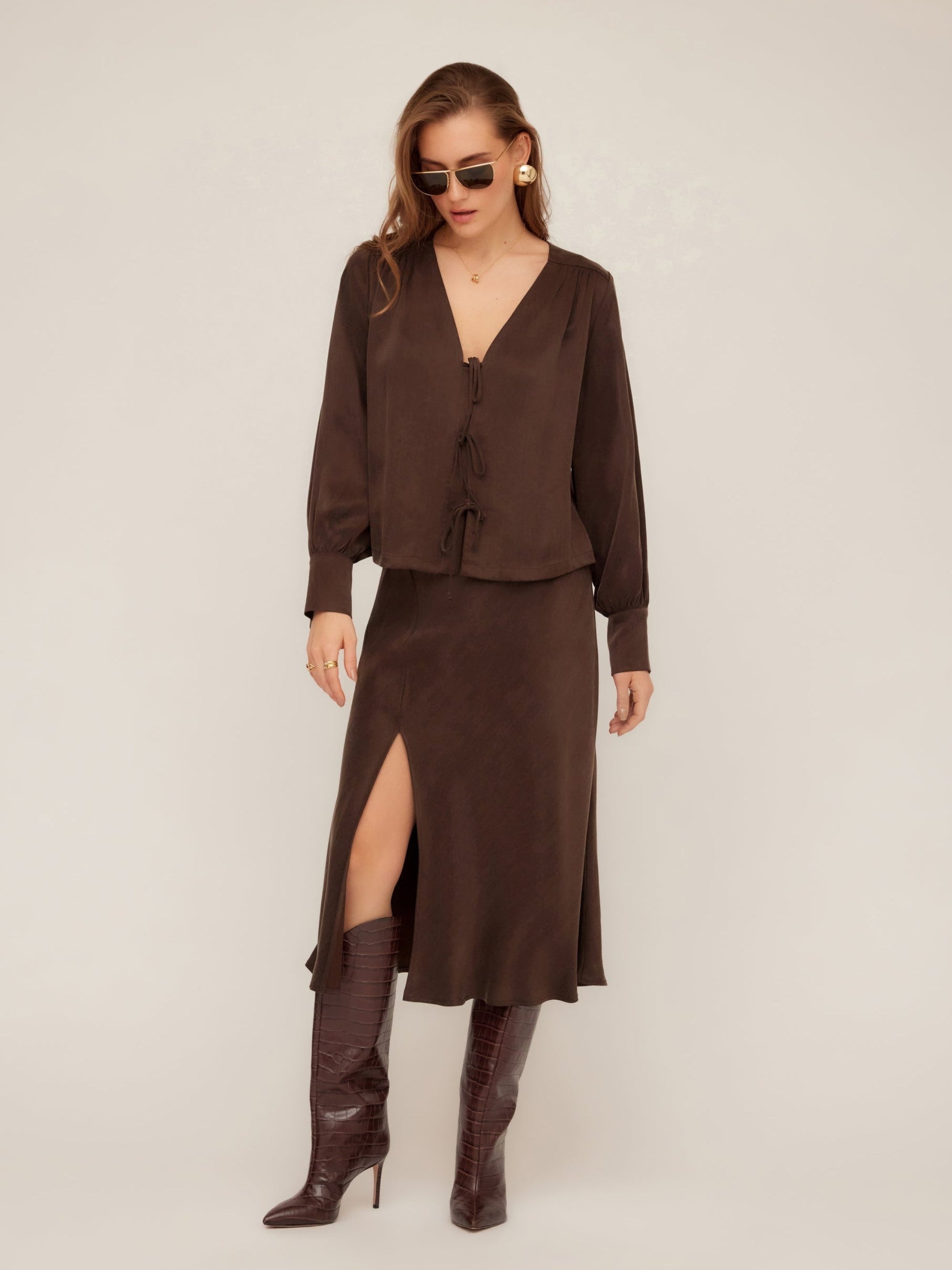 Kayla Bow Detail Blouse