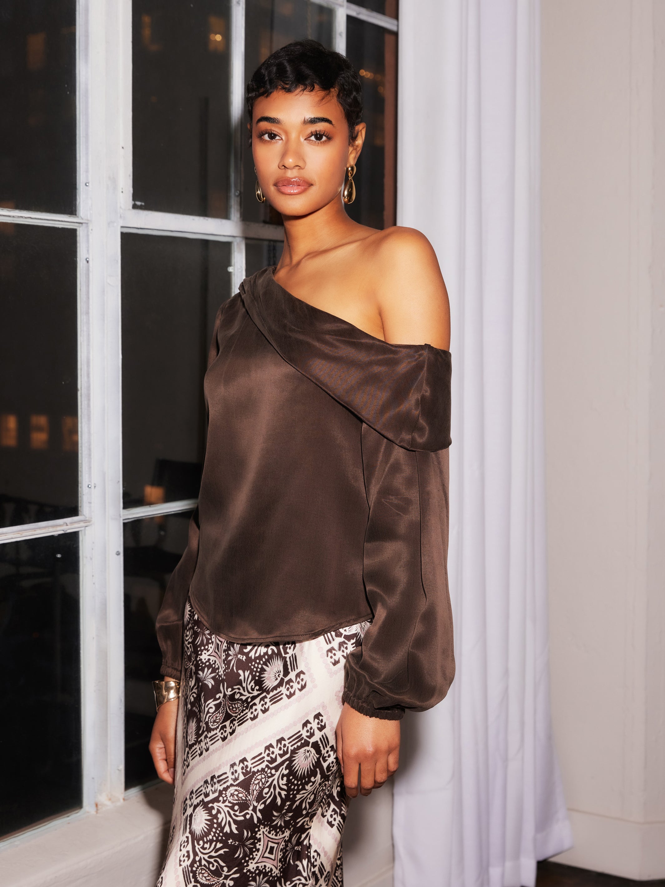 Marisa One-Shoulder Top