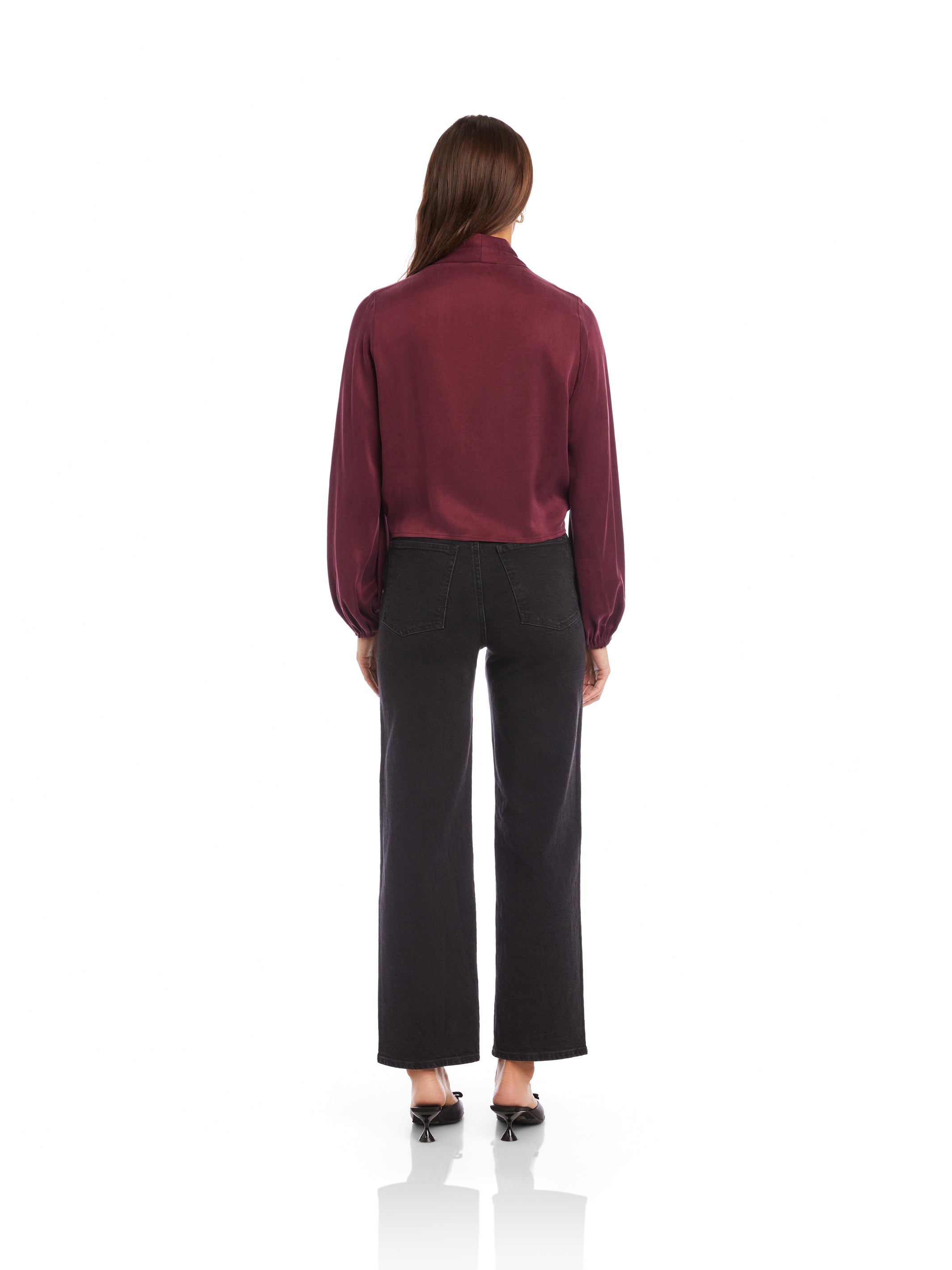 Scarlet Tie-Front Top