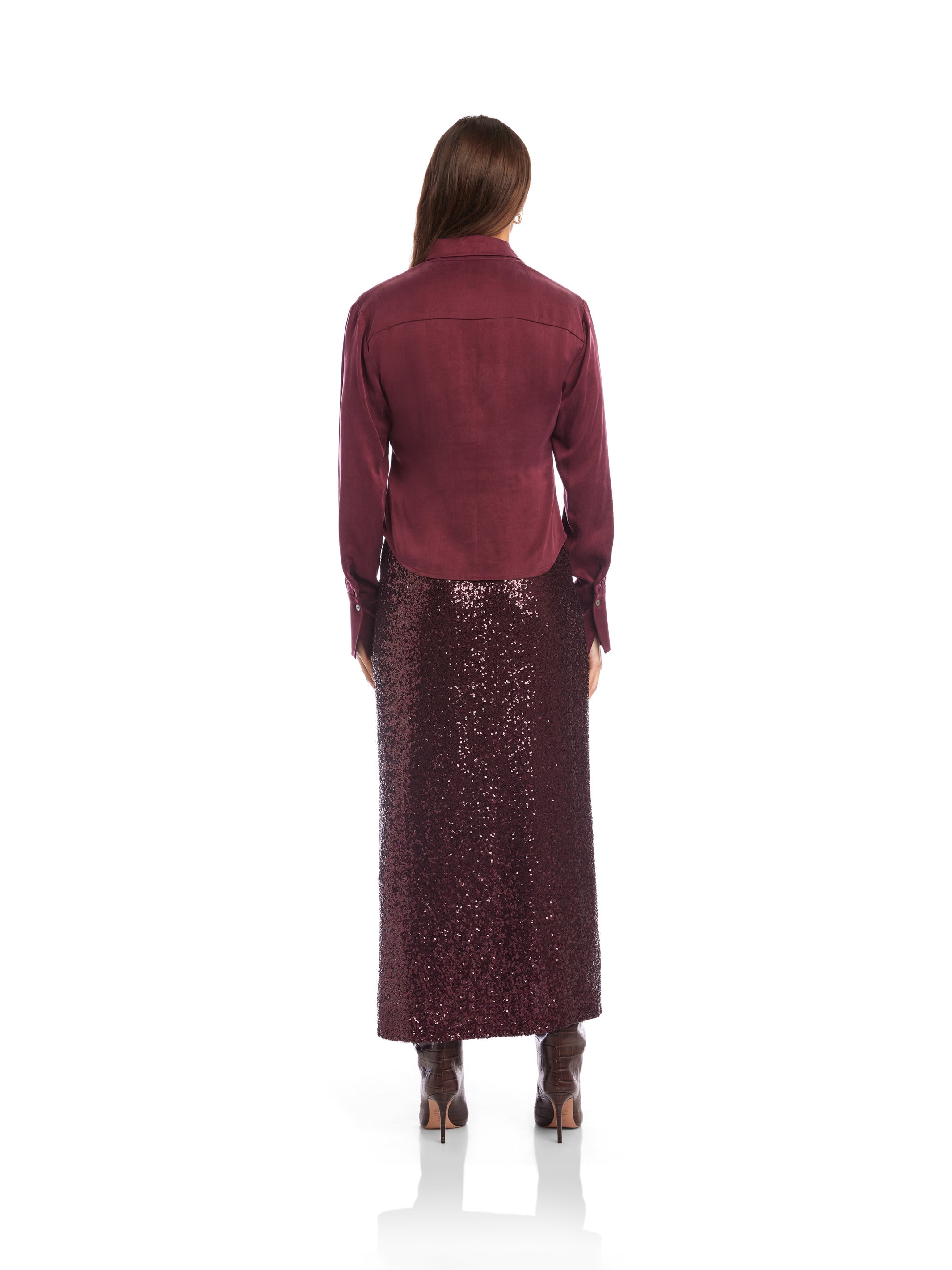 Tawnie Side-Pleat Shirt