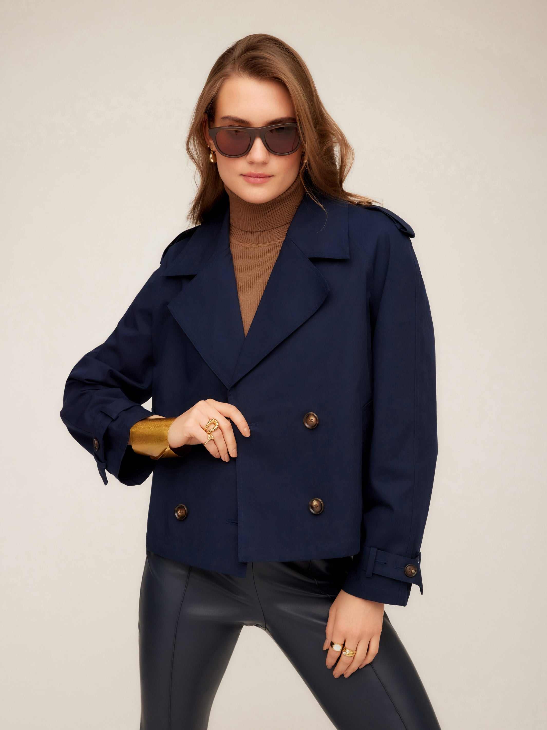 Chelsea Cropped Trench Jacket