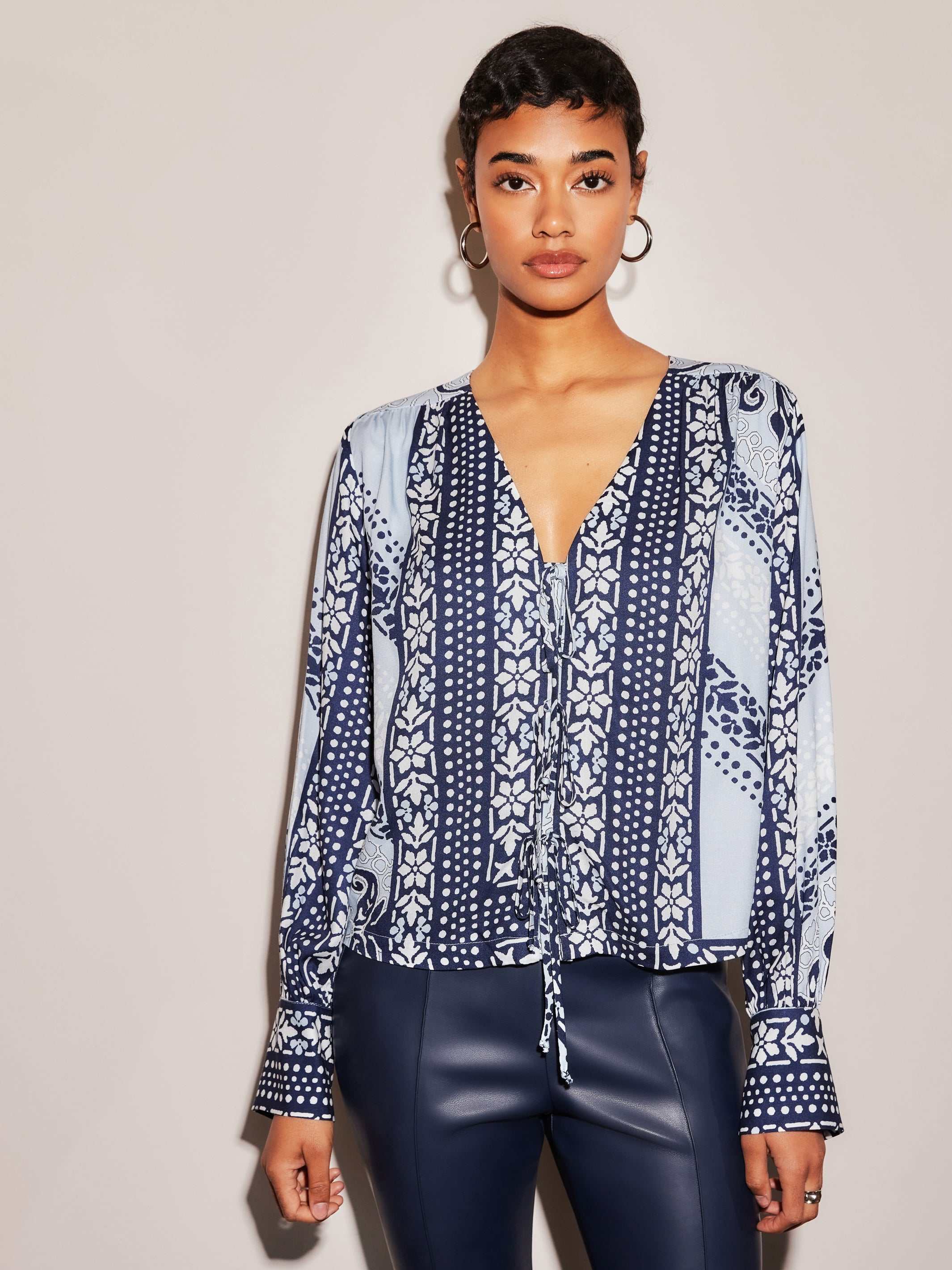 Kayla Bow Detail Blouse