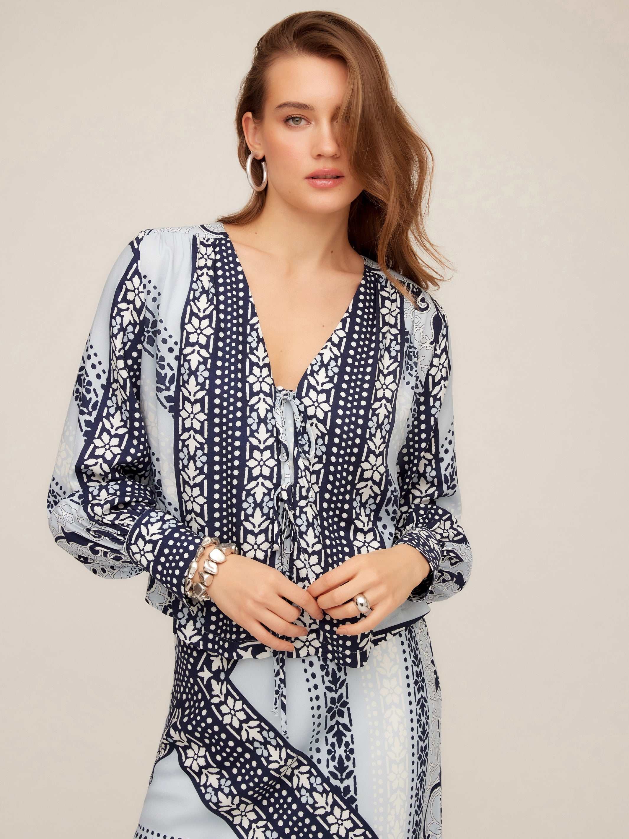 Kayla Bow Detail Blouse