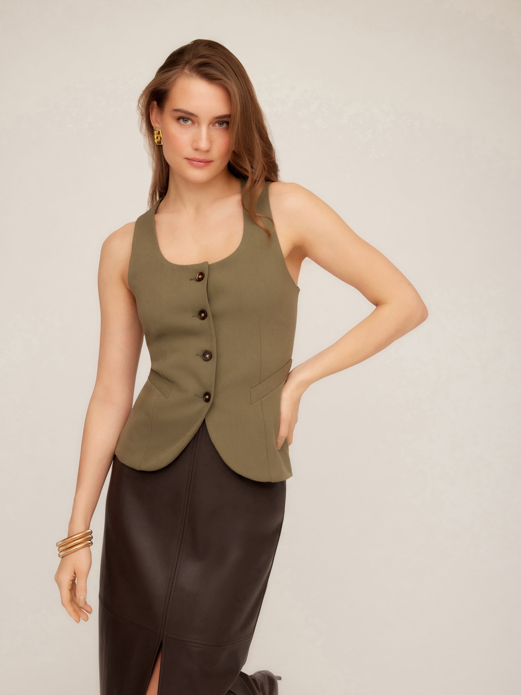 Joni Button-Up Vest