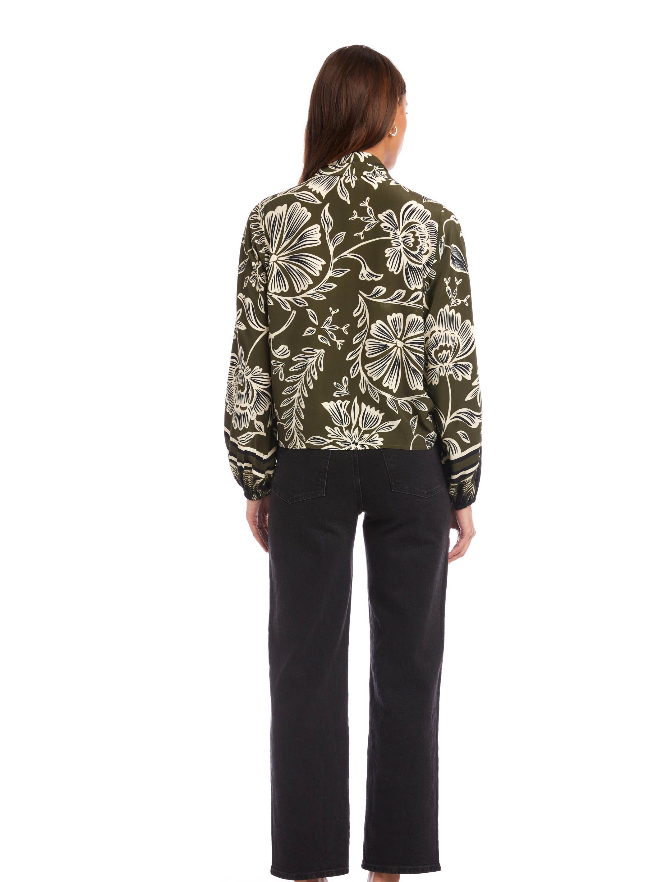 Scarlet Tie Front Top