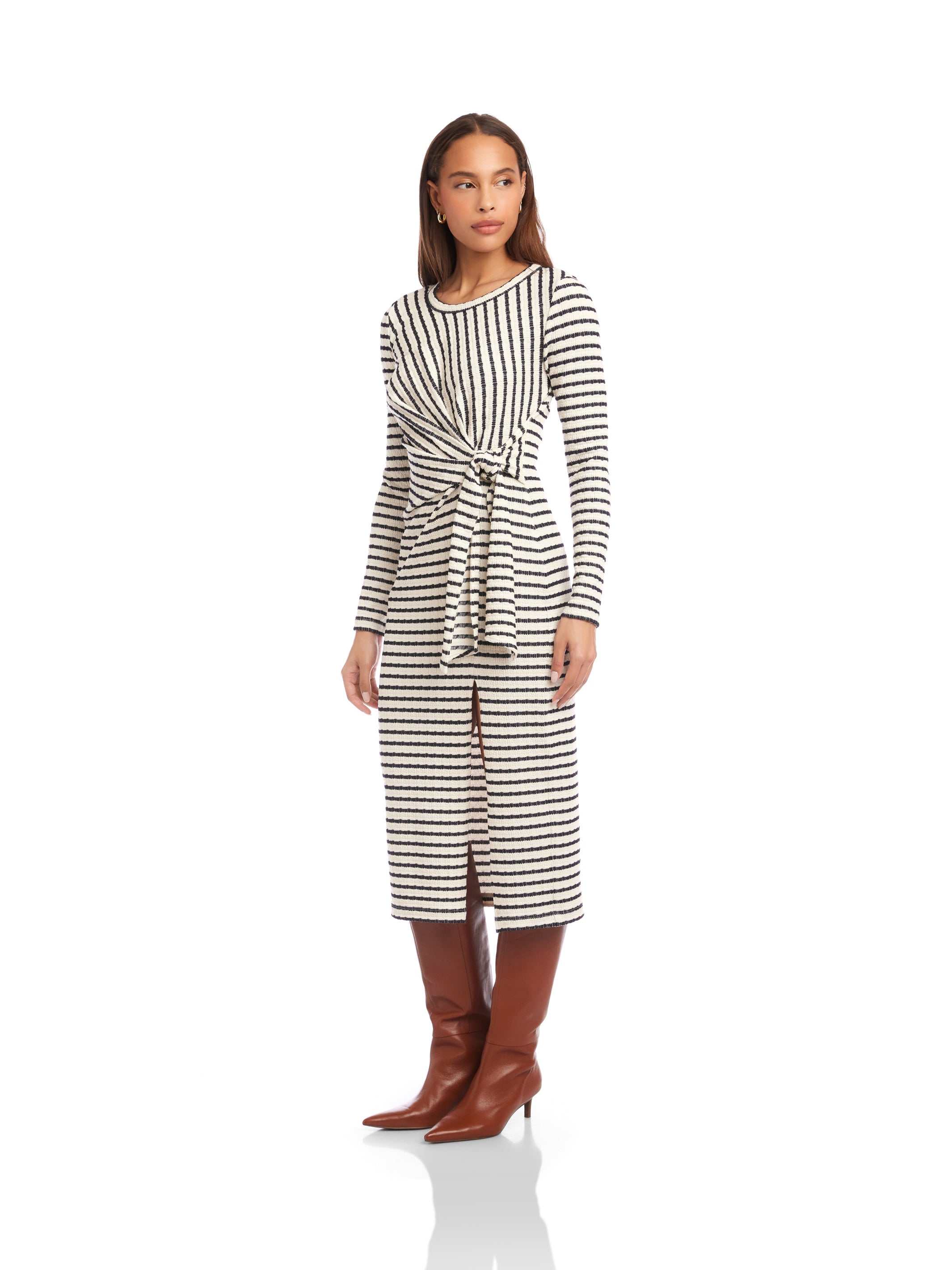 Maddie Long Sleeve Midi Dress