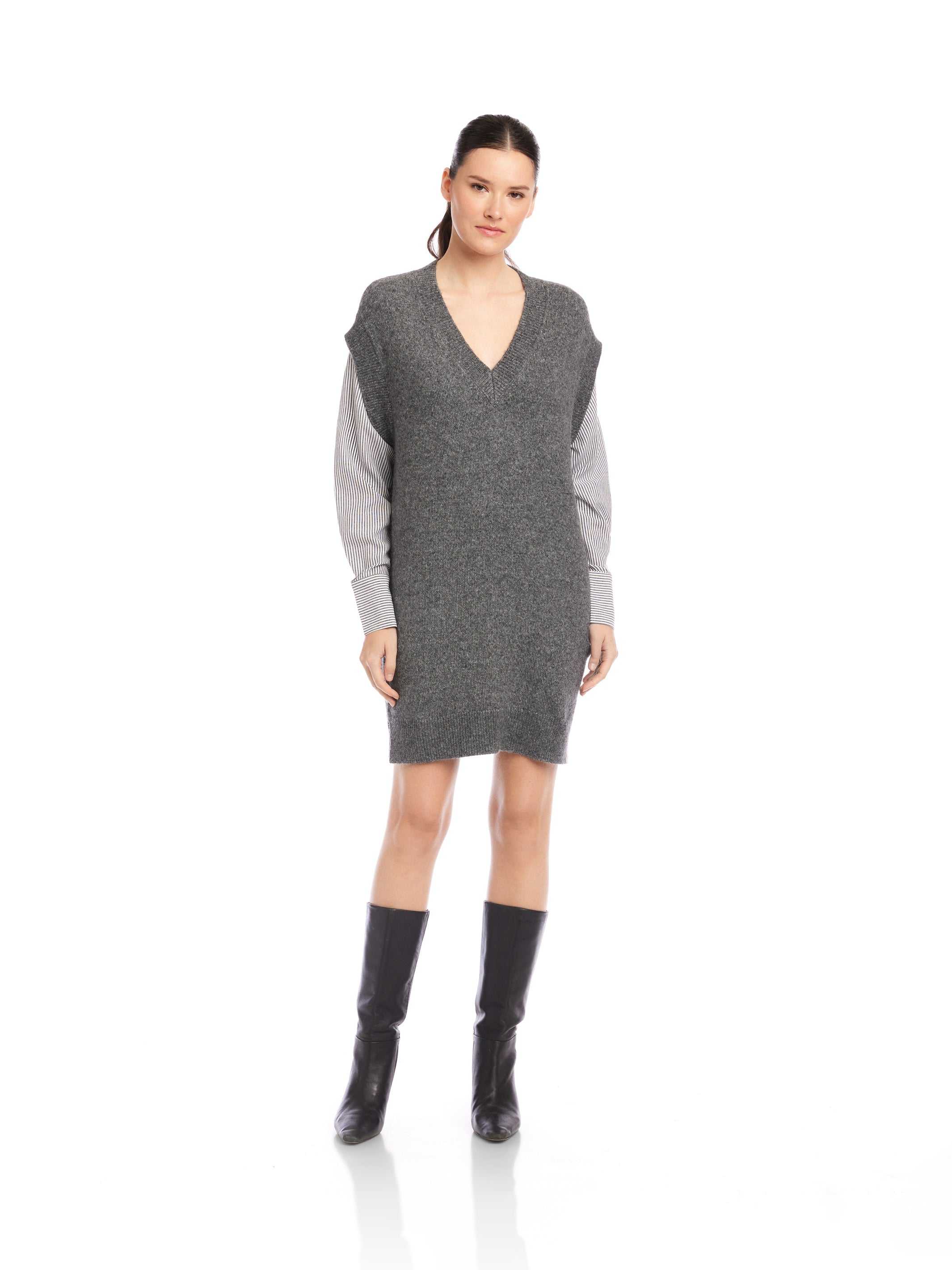 Sally Mixed Media Dress