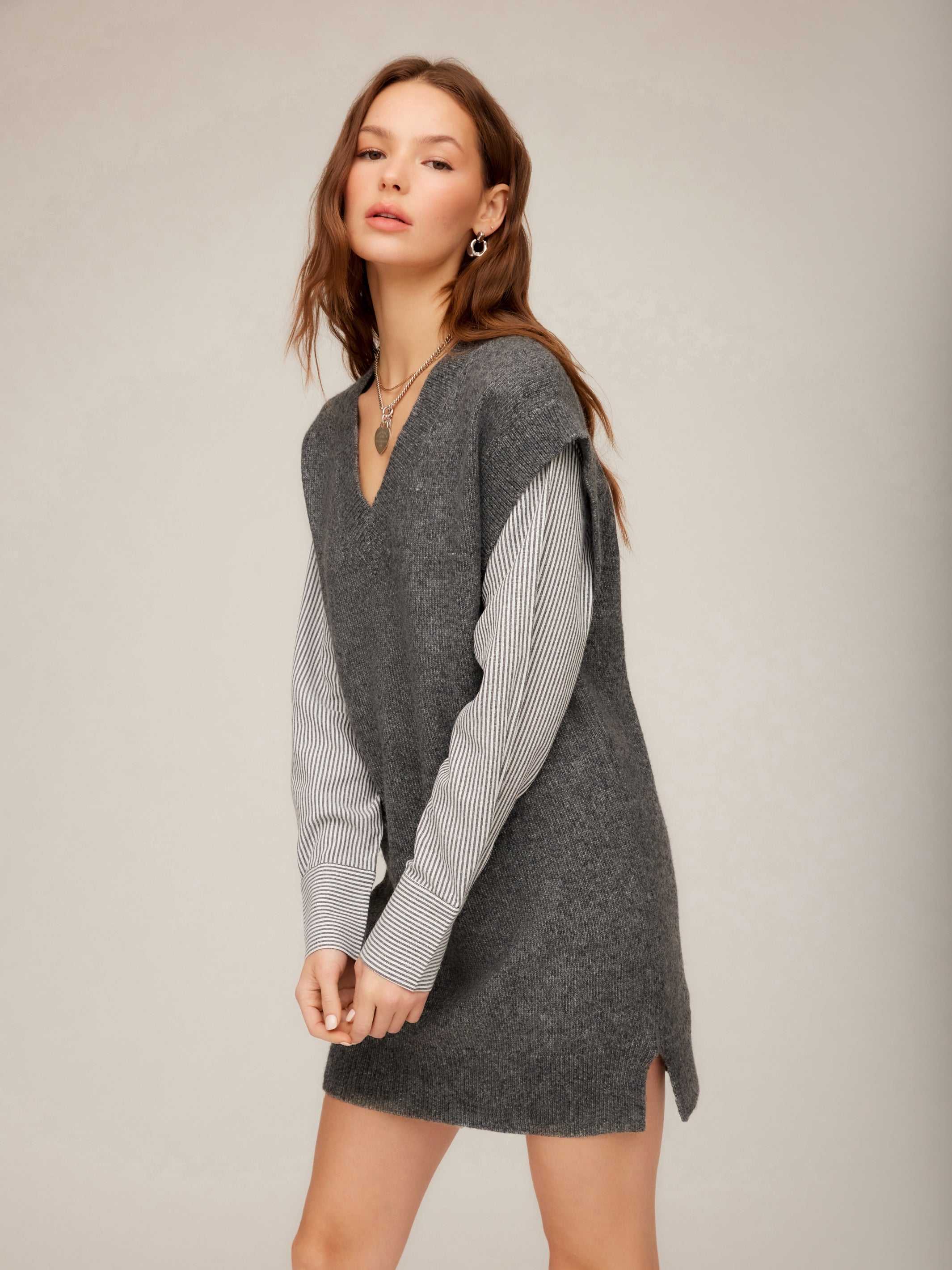 Sally Mixed Media Dress