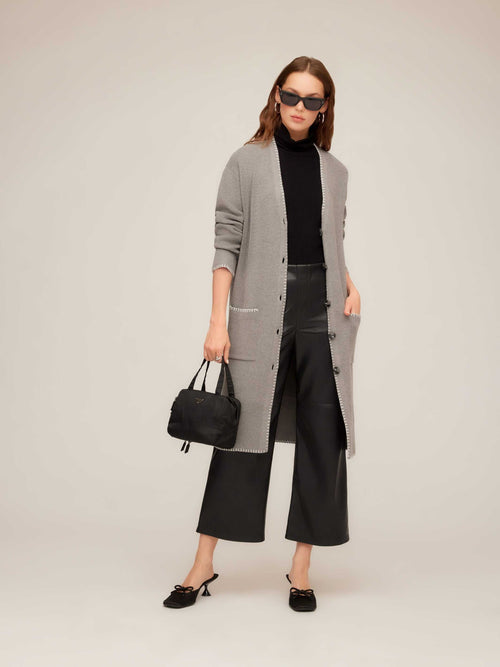 Ariel Edge Stitch Cardigan Sweater