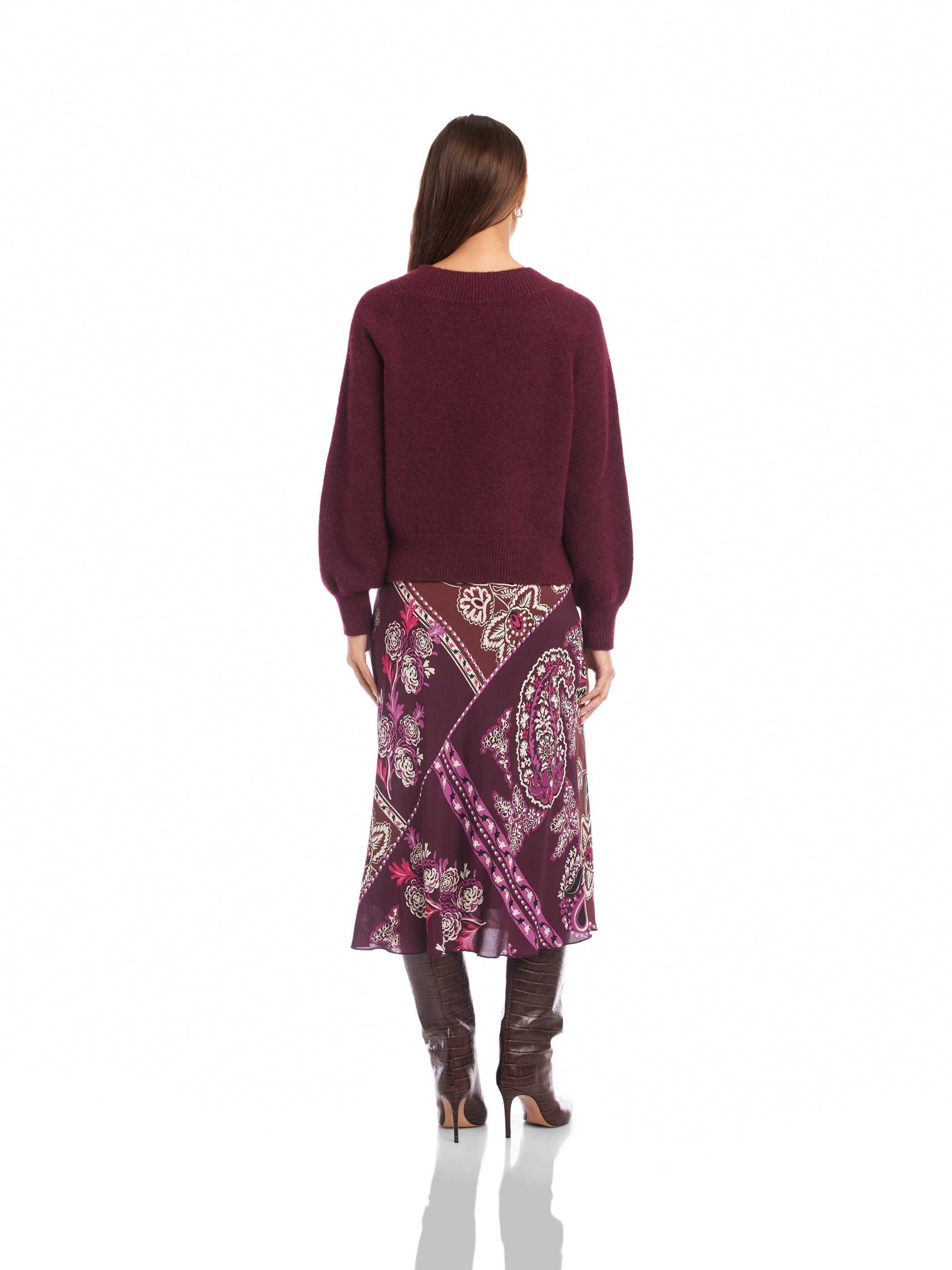 Heather V-Neck Sweater