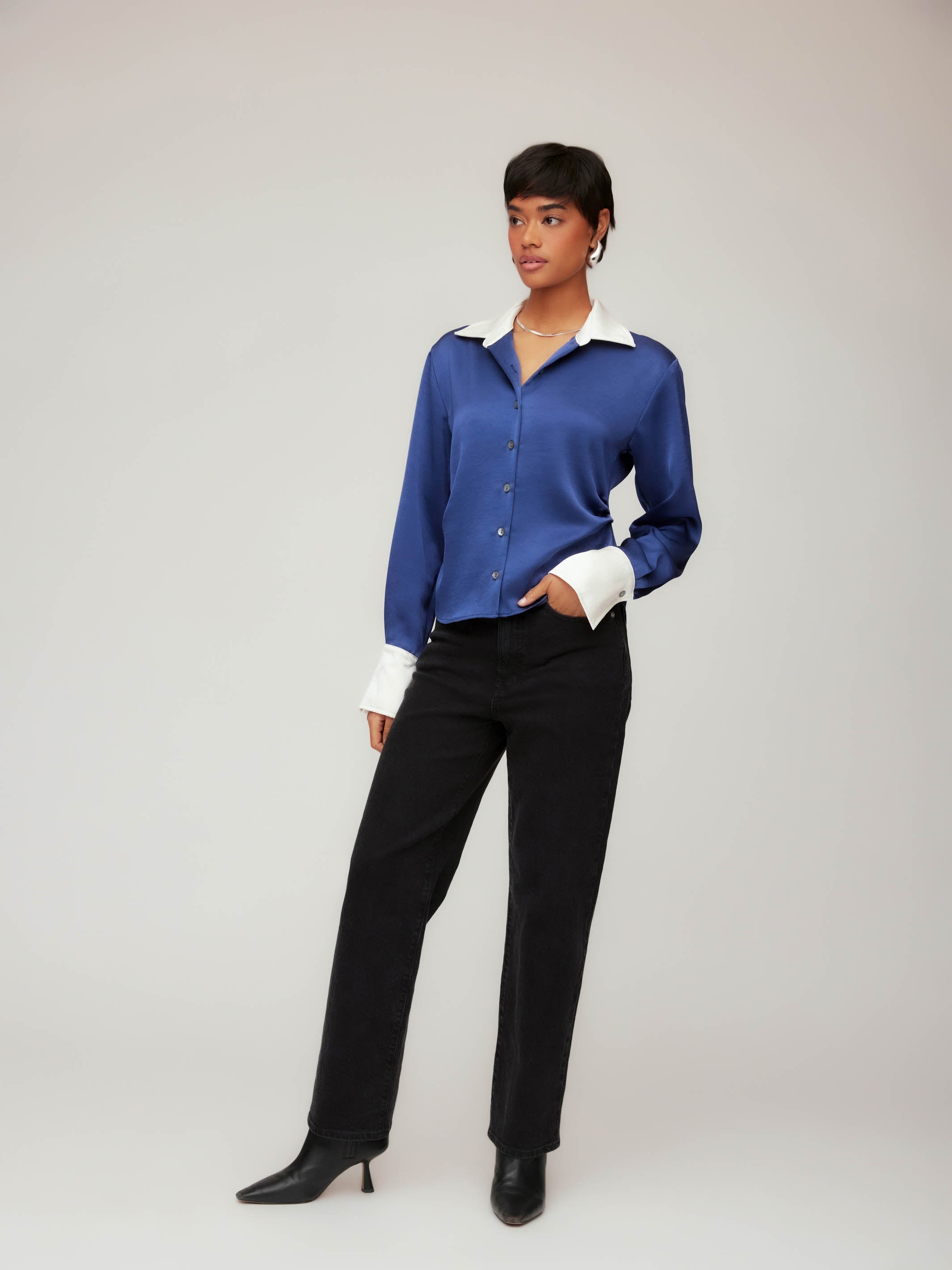 Contrast Tawnie Shirt