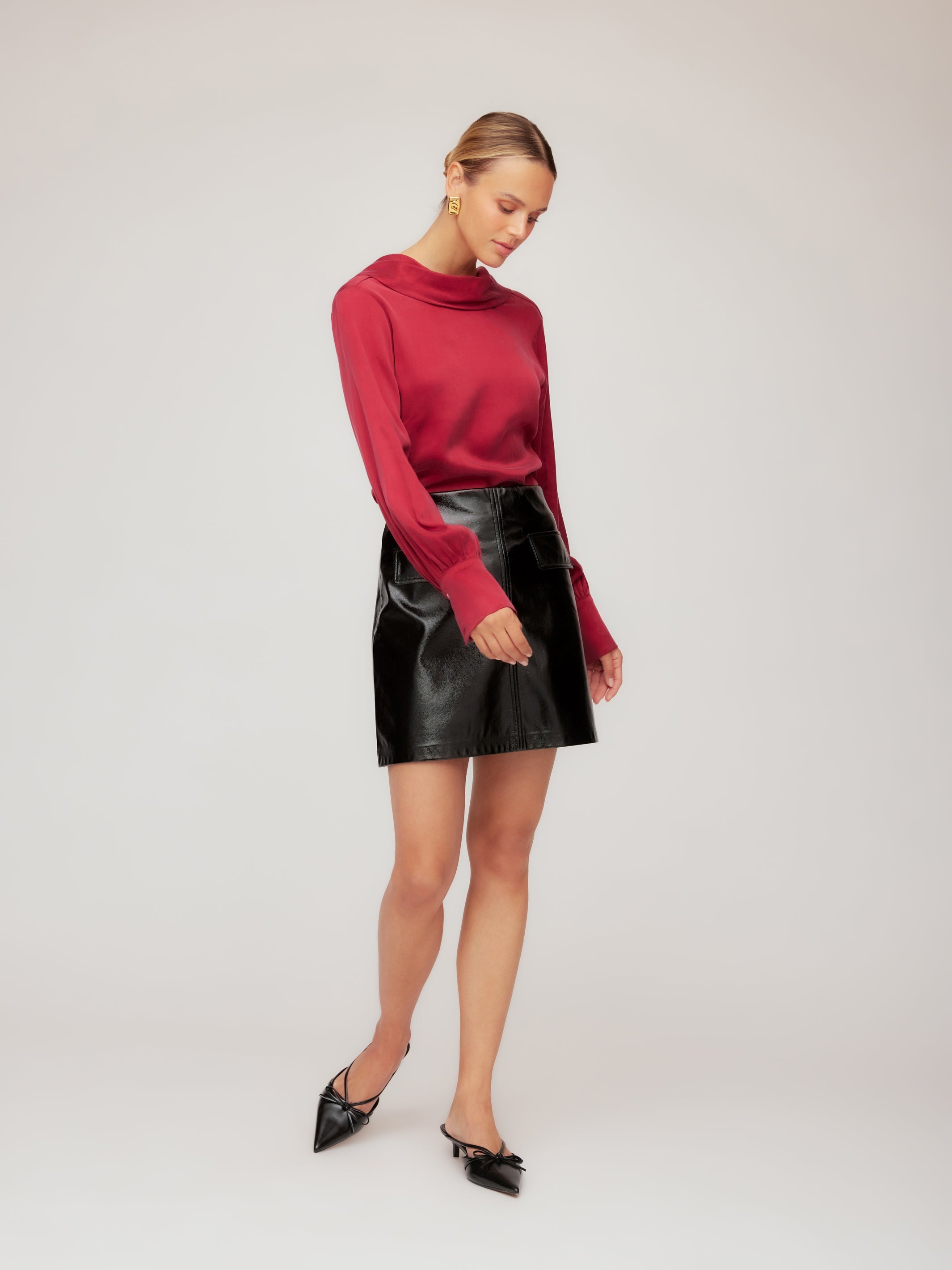 Camille Cowl Back Top