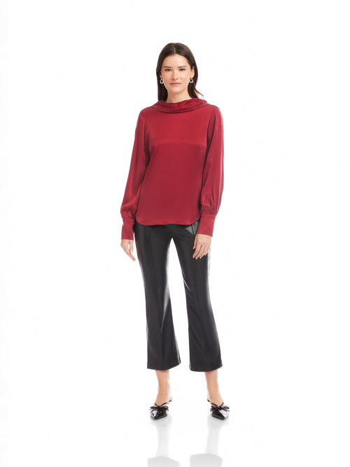 Camille Cowl Back Top