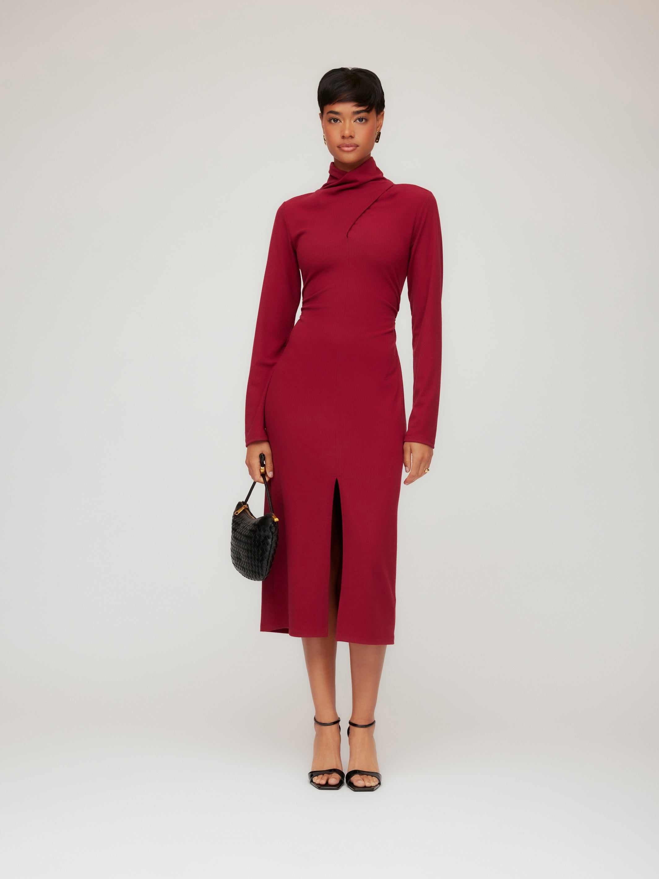 Tasha Turtleneck Midi Dress