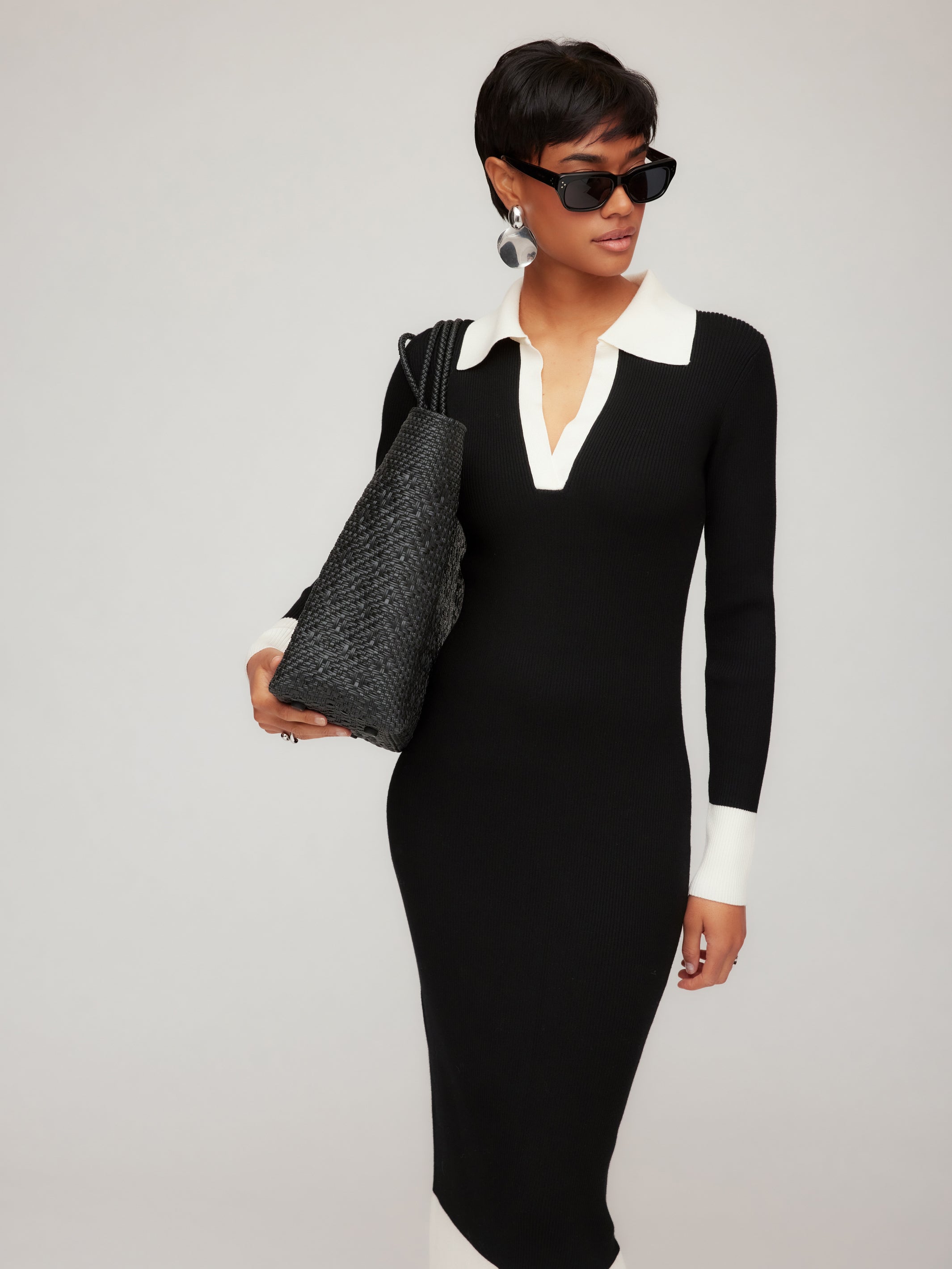 Belle Ribbed Polo Dress