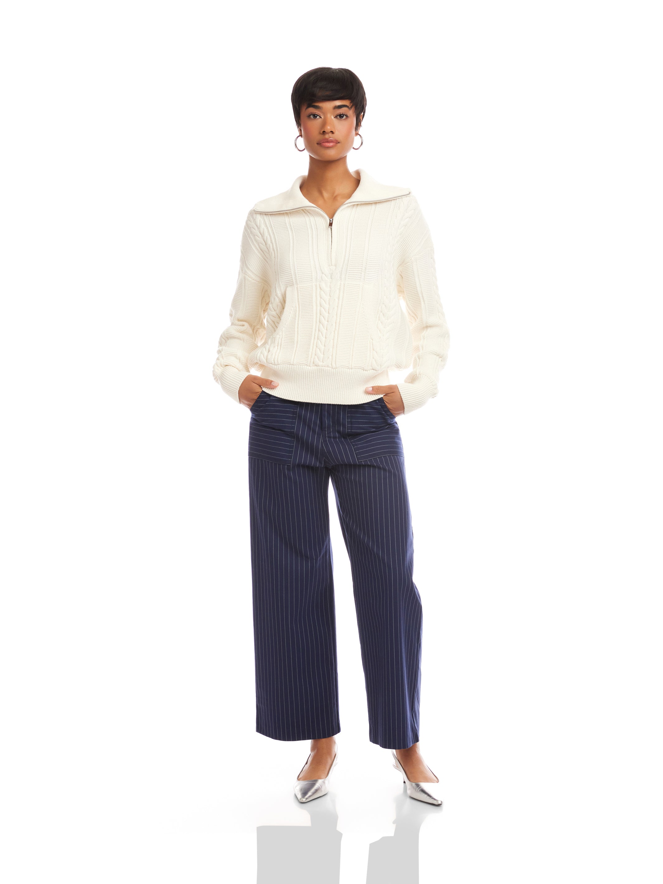 Karin Half Zip Sweater