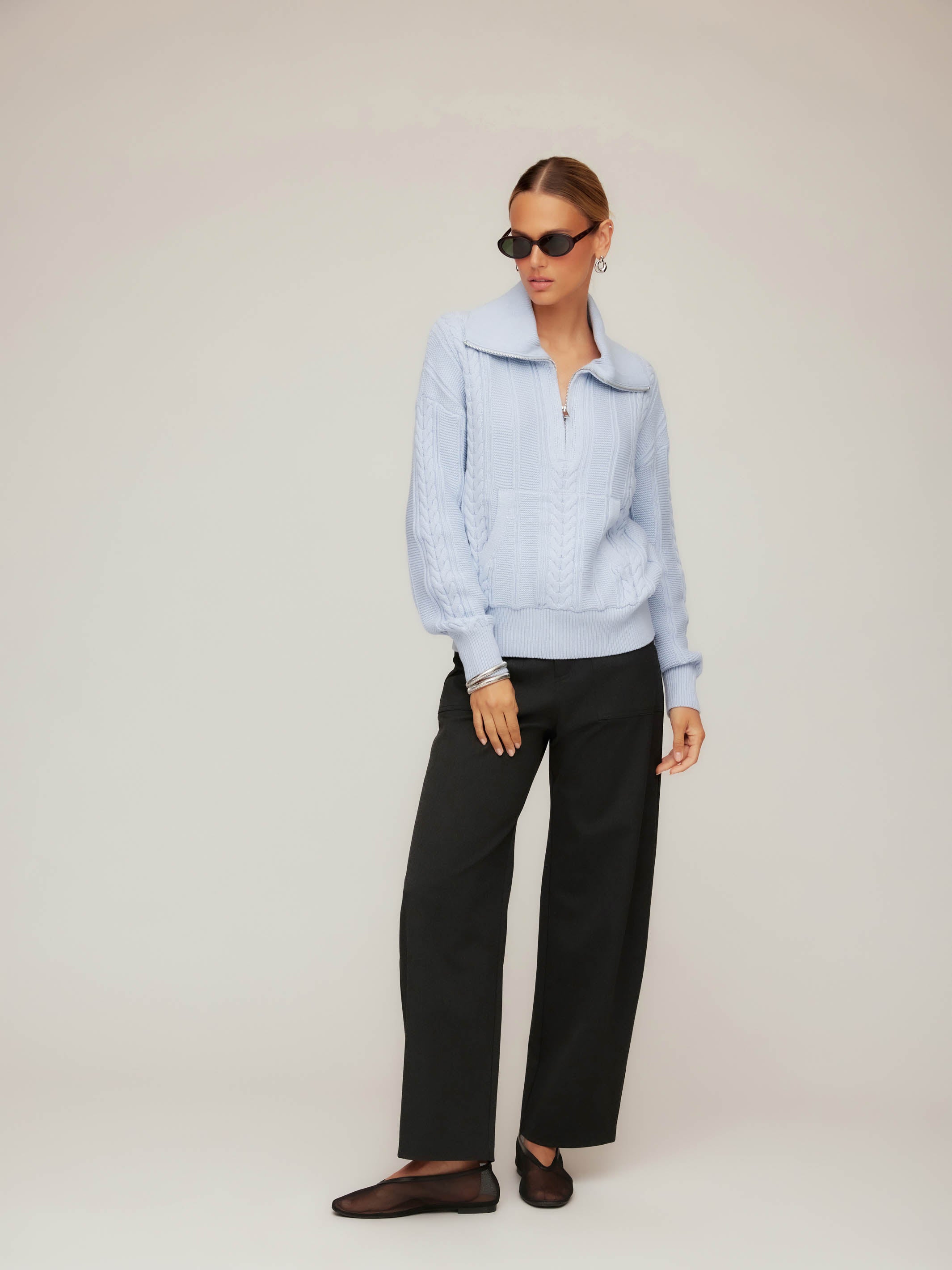 Stevie Barrel Leg Ankle Pants