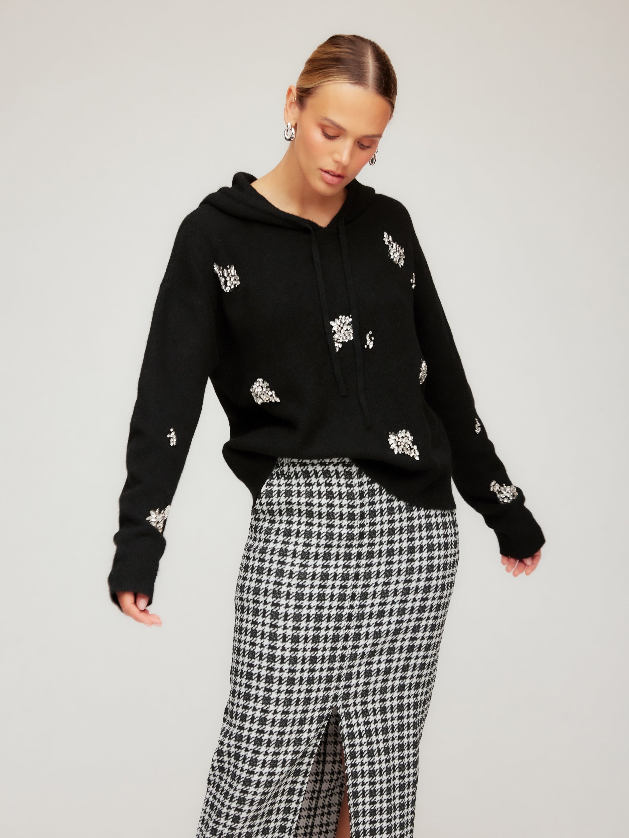 Krystal Embellished Hoodie